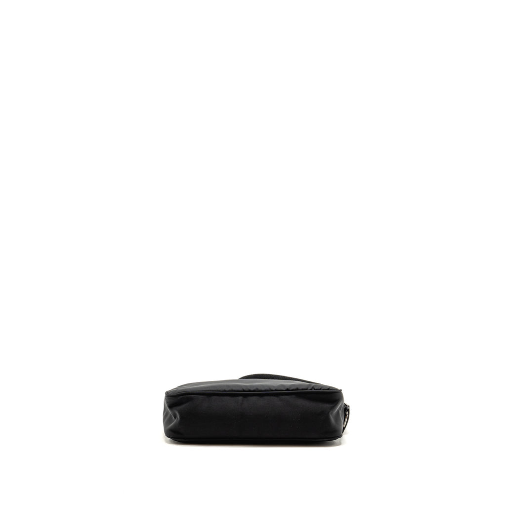 PRADA REEDITION 2000 NYLON SHOULDER BAG BLACK SHW