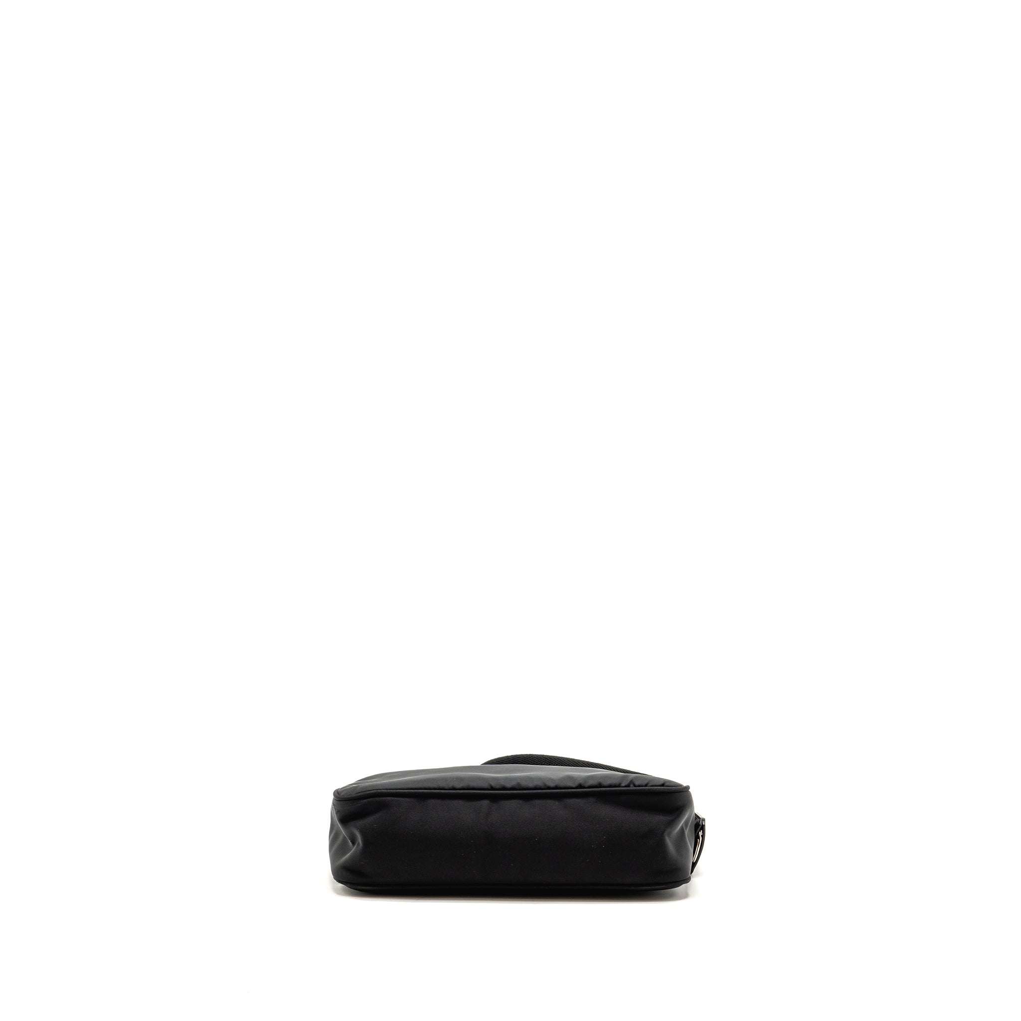 PRADA REEDITION 2000 NYLON SHOULDER BAG BLACK SHW