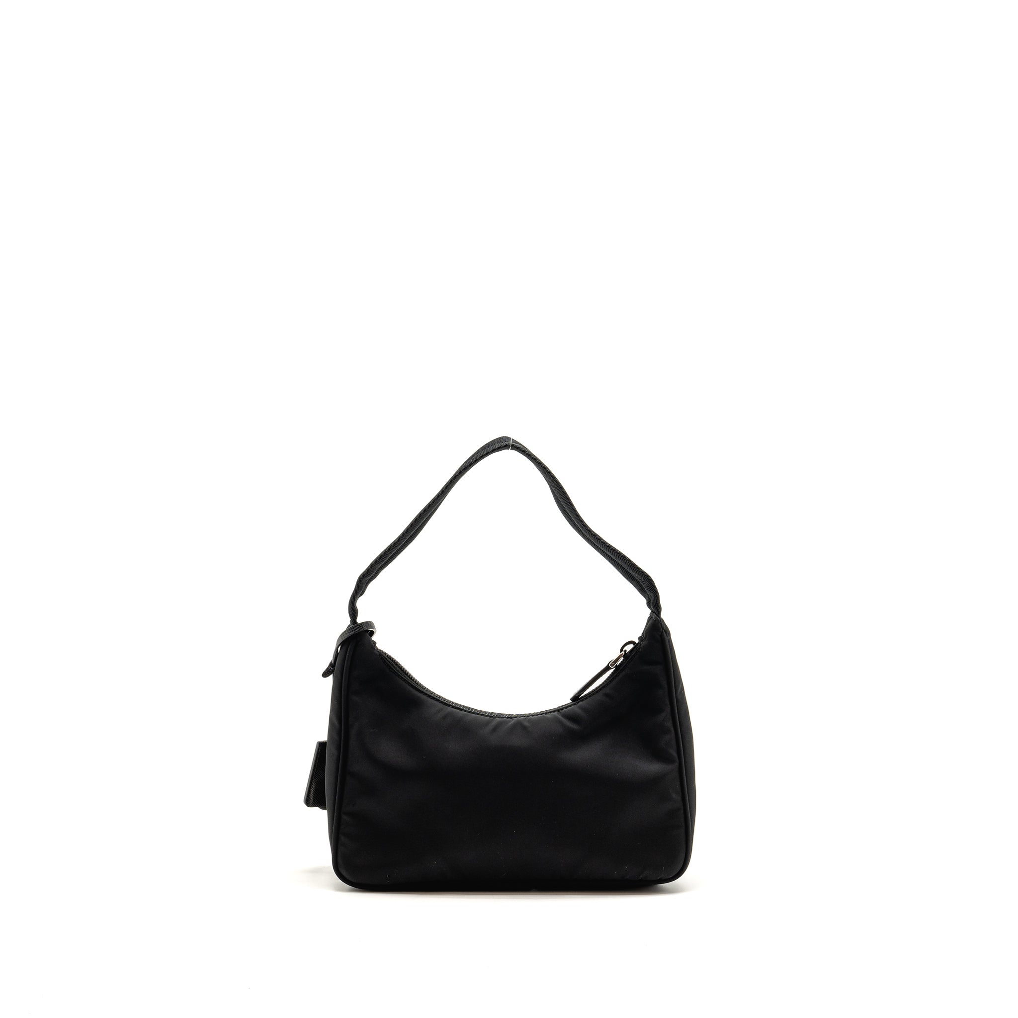 PRADA REEDITION 2000 NYLON SHOULDER BAG BLACK SHW