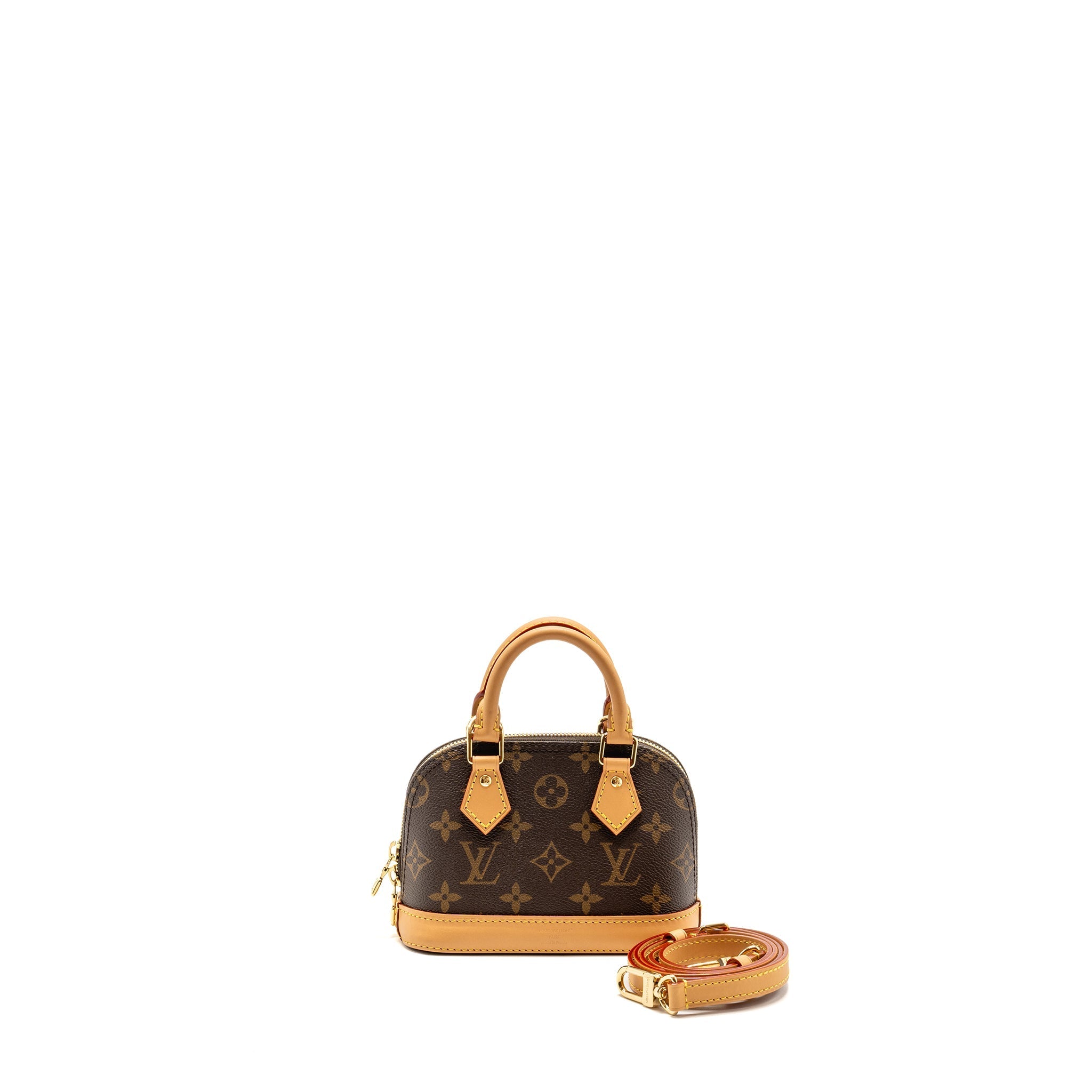 LOUIS VUITTON NANO ALMA MONOGRAM CANVAS GHW