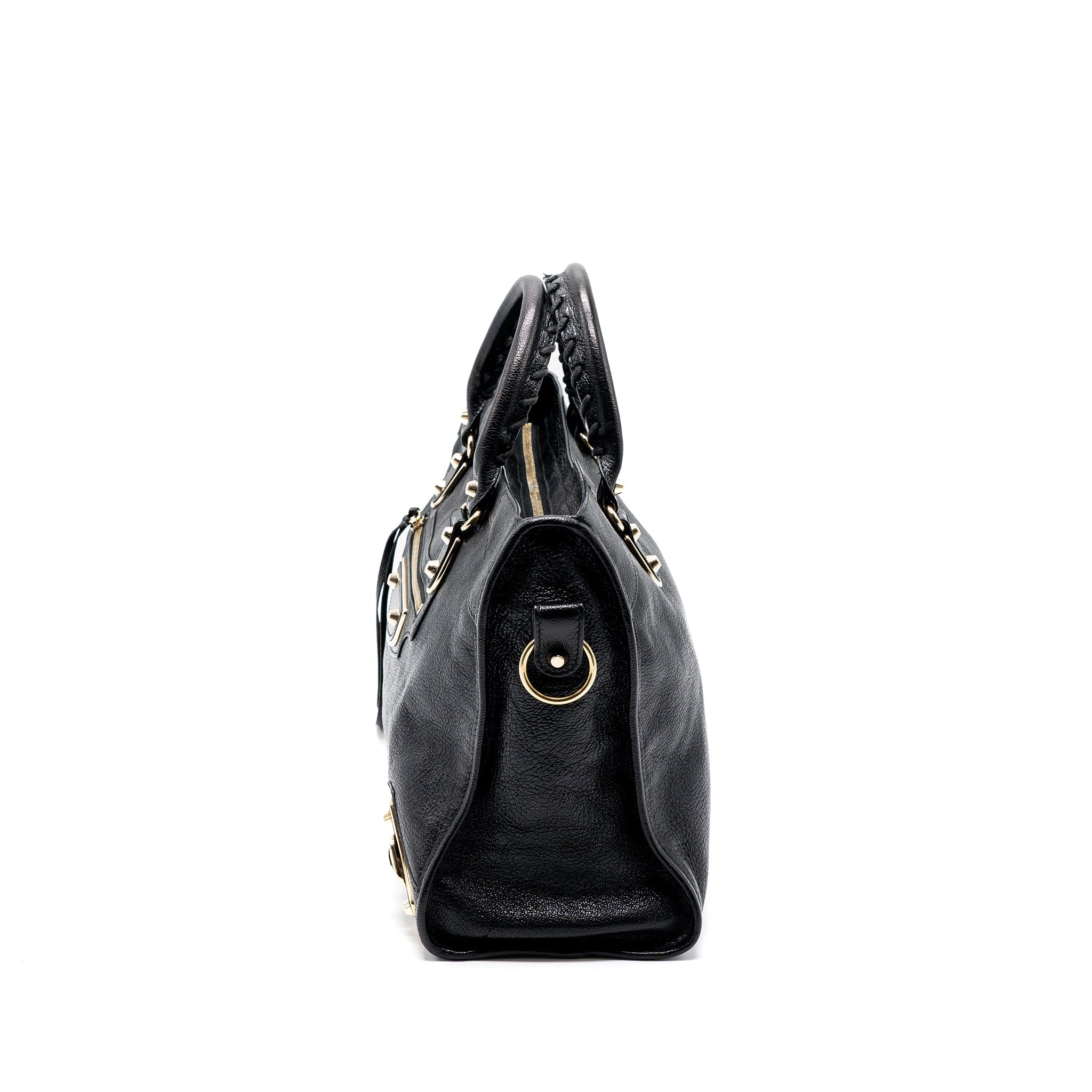BALENCIAGA CLASSIC CITY BAG BLACK GHW