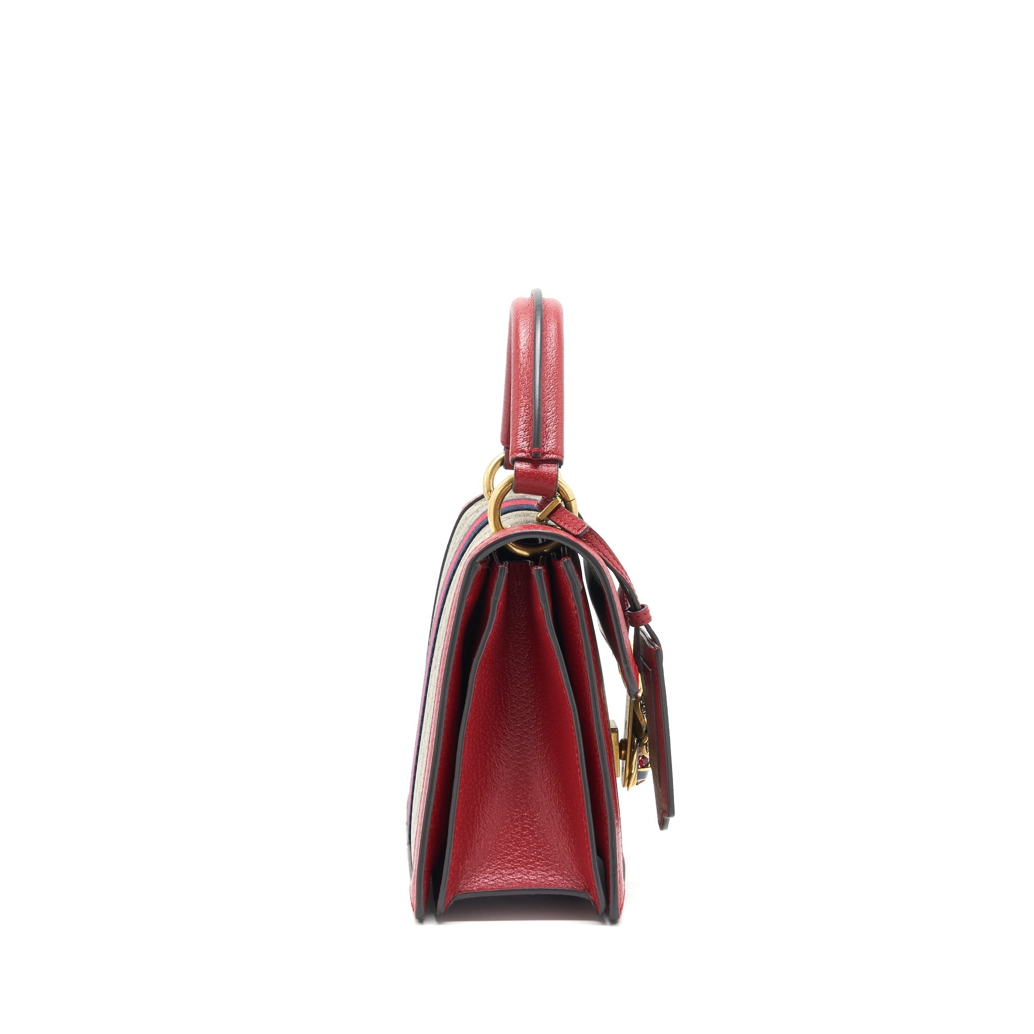 GUCCI QUEEN MARGARET TOP HANDLE BAG RED