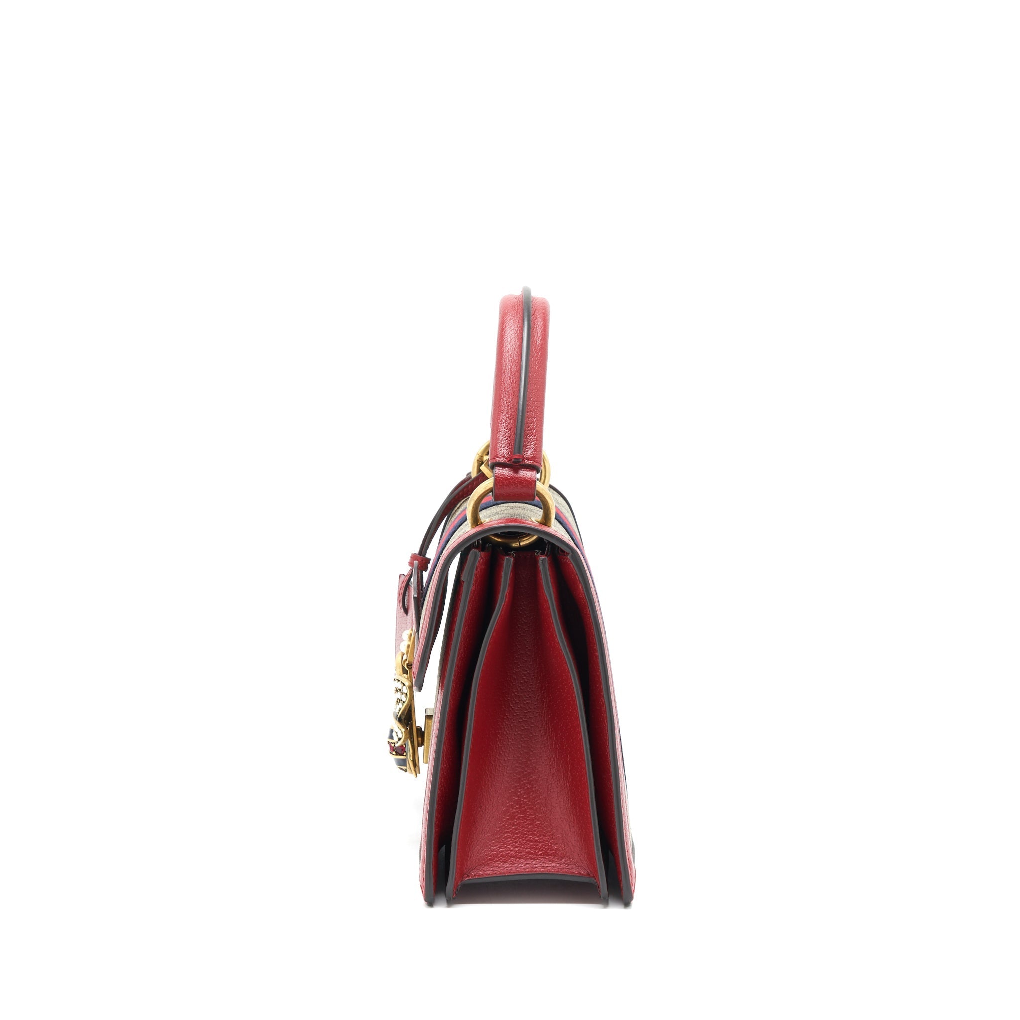 GUCCI QUEEN MARGARET TOP HANDLE BAG RED