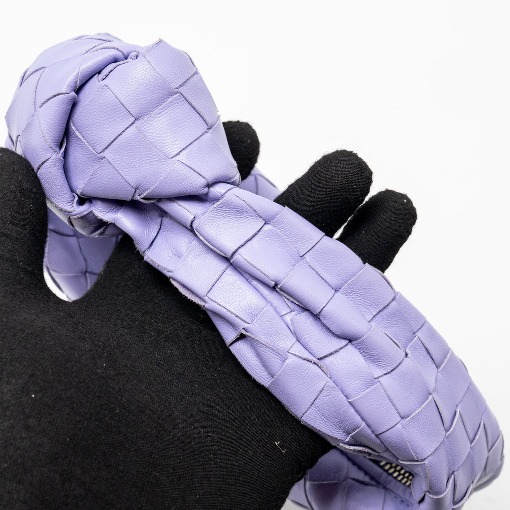 BOTTEGA VENETA MINI JODIE LAMBSKIN PURPLE SHW
