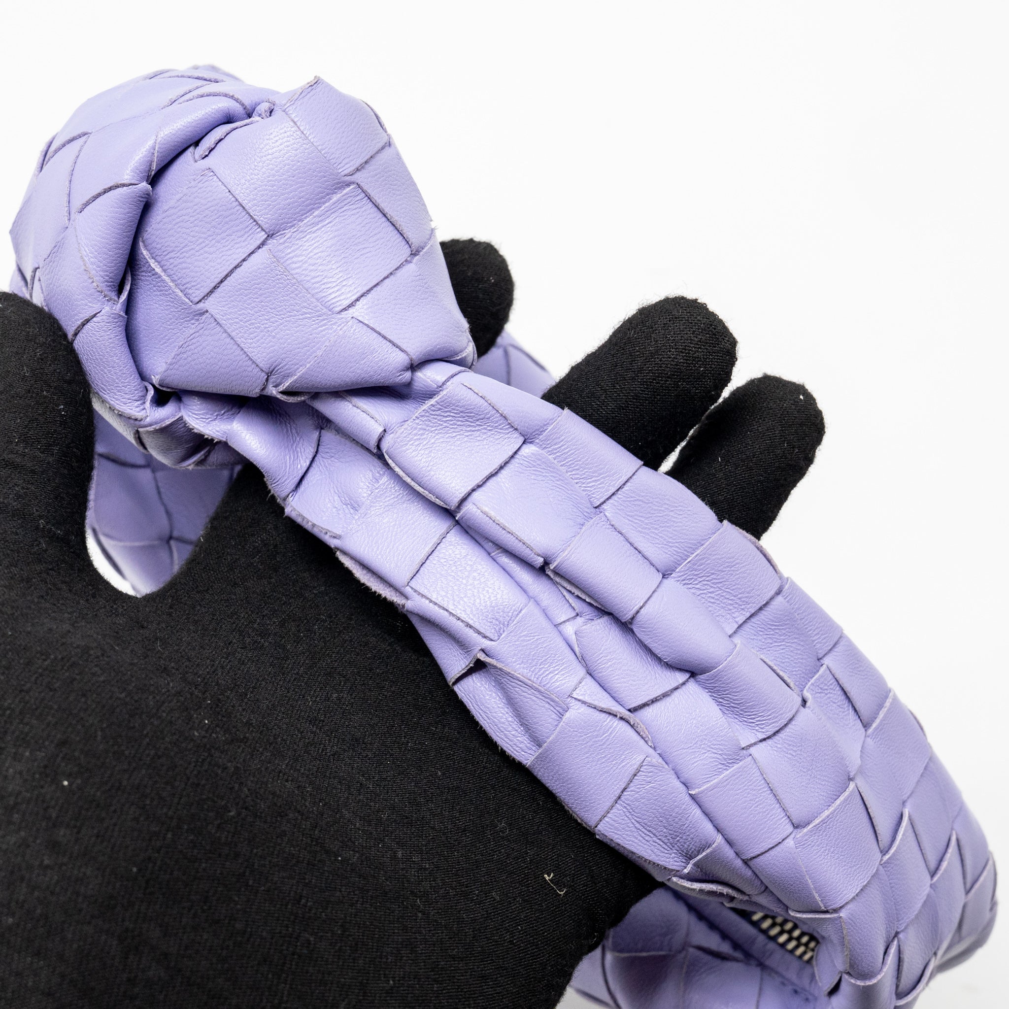 BOTTEGA VENETA MINI JODIE LAMBSKIN PURPLE SHW