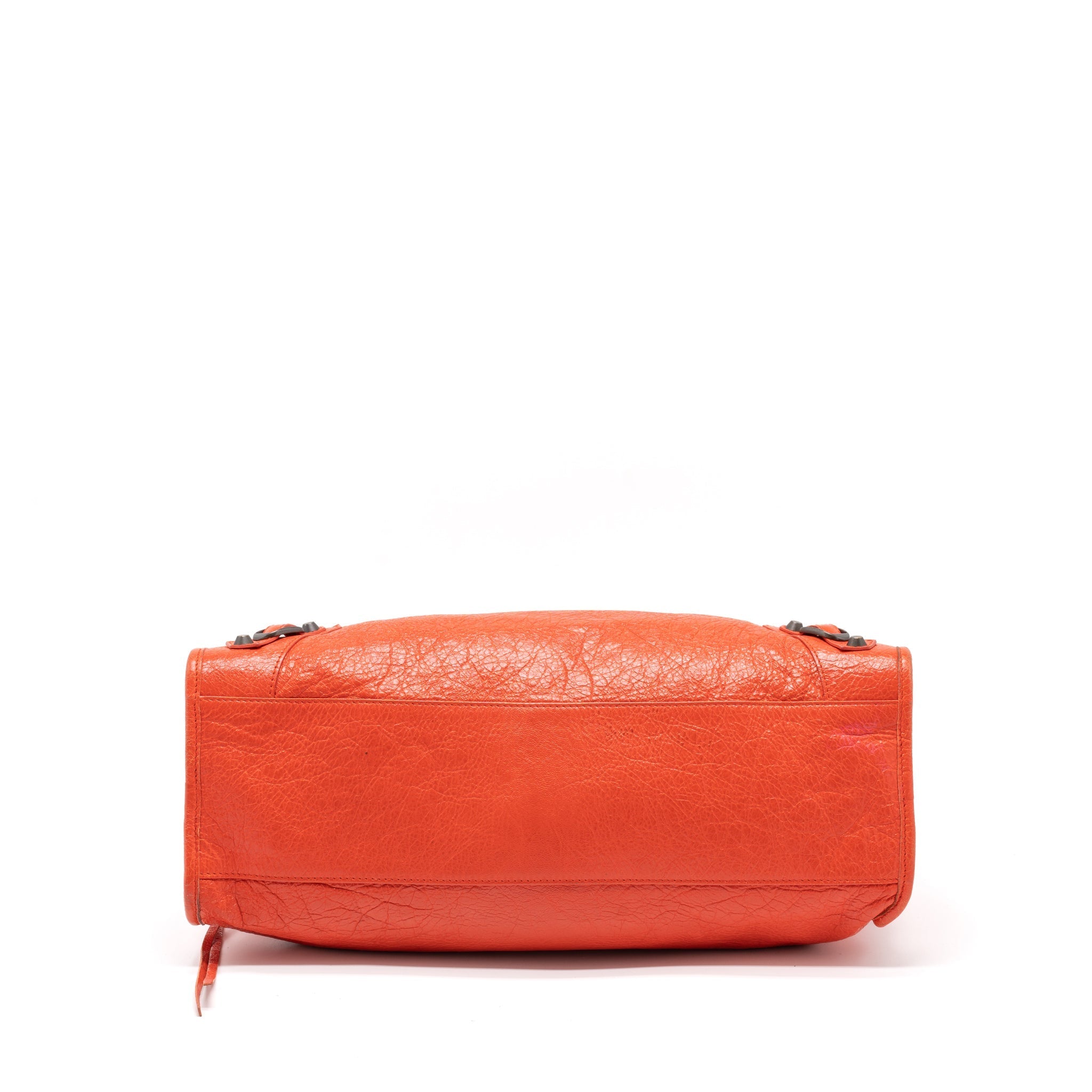 BALENCIAGA CLASSIC CITY BAG NAPPA TOMATO/RED BLACK HARDWARE