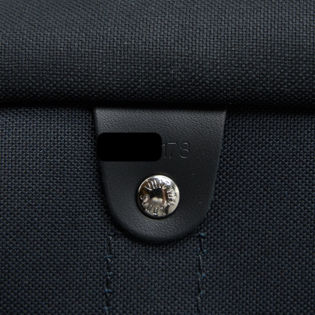 LOUIS VUITTON KEEPALL 55 WITH SHOULDER STRAP MONOGRAM ECLIPSE CANVAS SHW