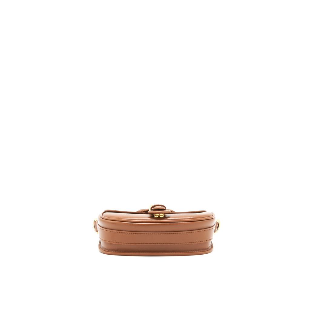 CHRISTIAN DIOR SMALL BOBBY BAG CALFSKIN BROWN GHW