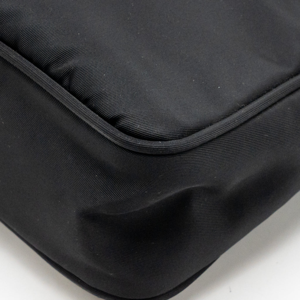 PRADA REEDITION 2000 NYLON SHOULDER BAG BLACK SHW