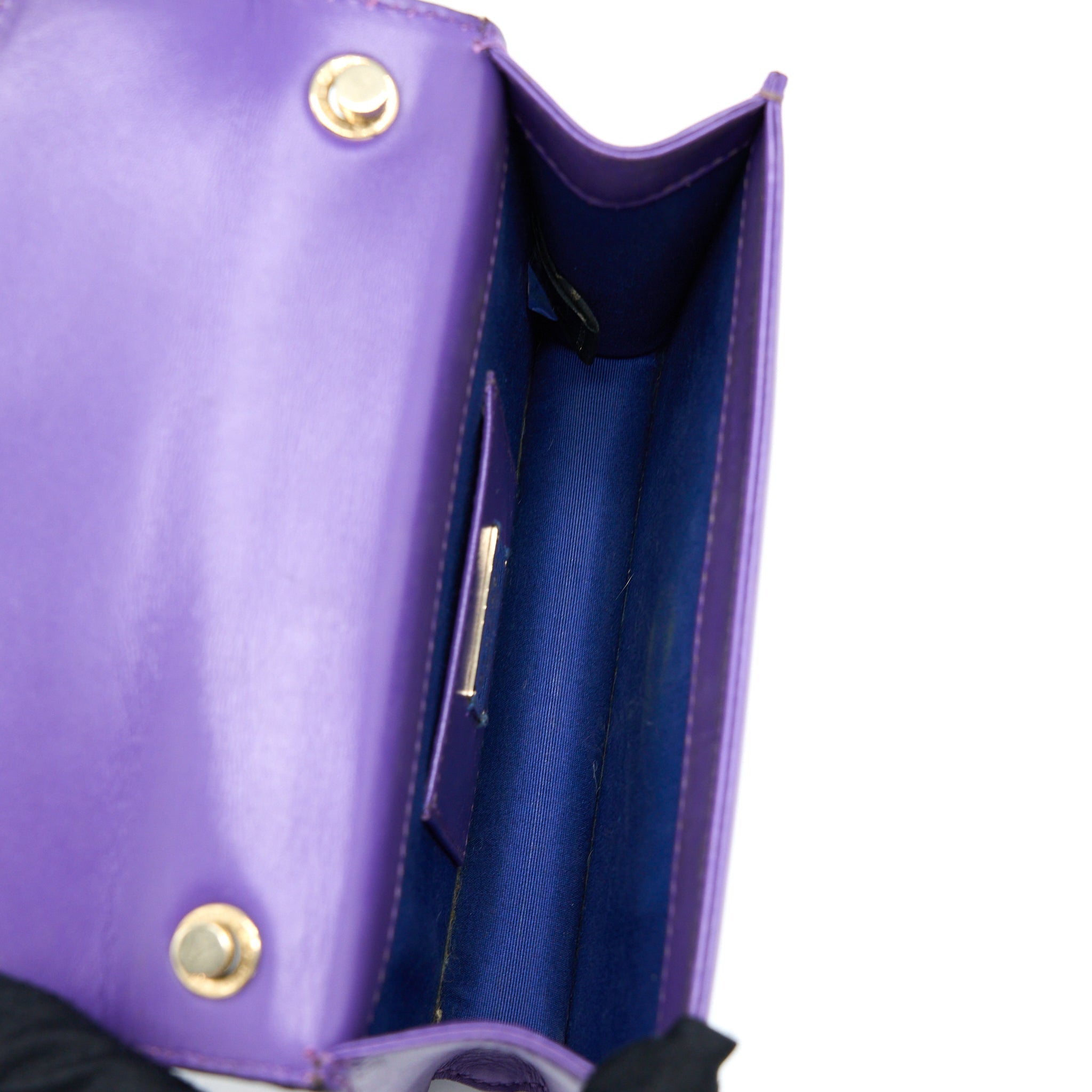 BVLGARI SERPENTI FOREVER BAG CRYSTAL GALUCHAR PURPLE LGHW