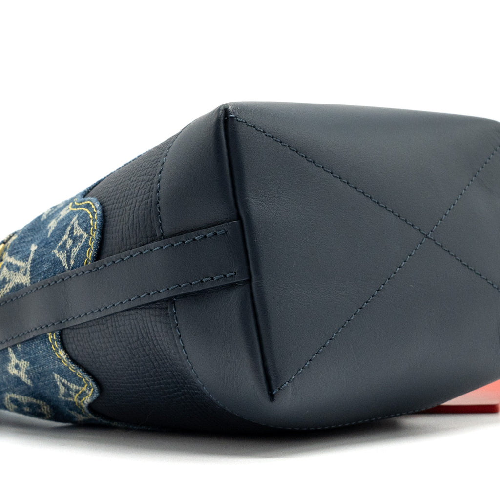 LOUIS VUITTON JAPANESE CRUISER BAG LIMITED EDITION MONOGRAM DENIM/LEATHER BLUE GHW(NEW VERSION)
