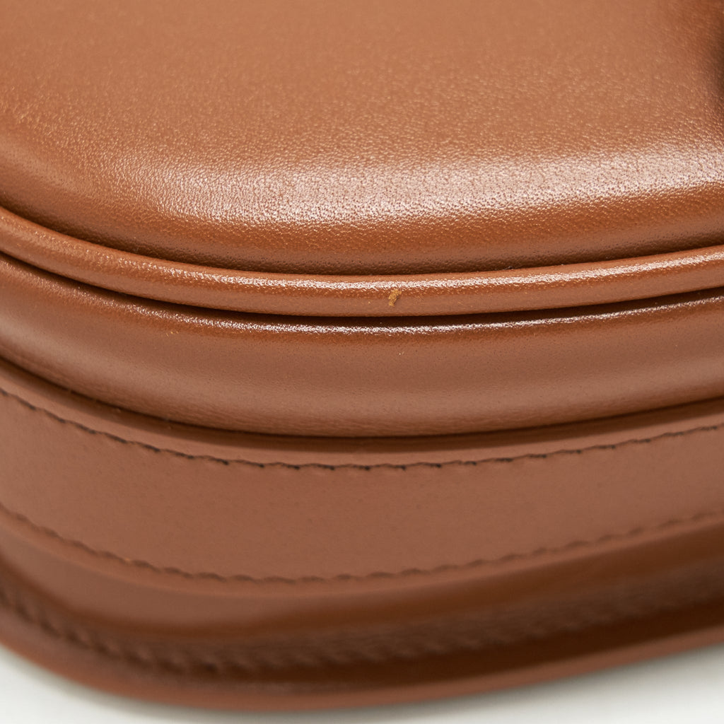 CHRISTIAN DIOR SMALL BOBBY BAG CALFSKIN BROWN GHW
