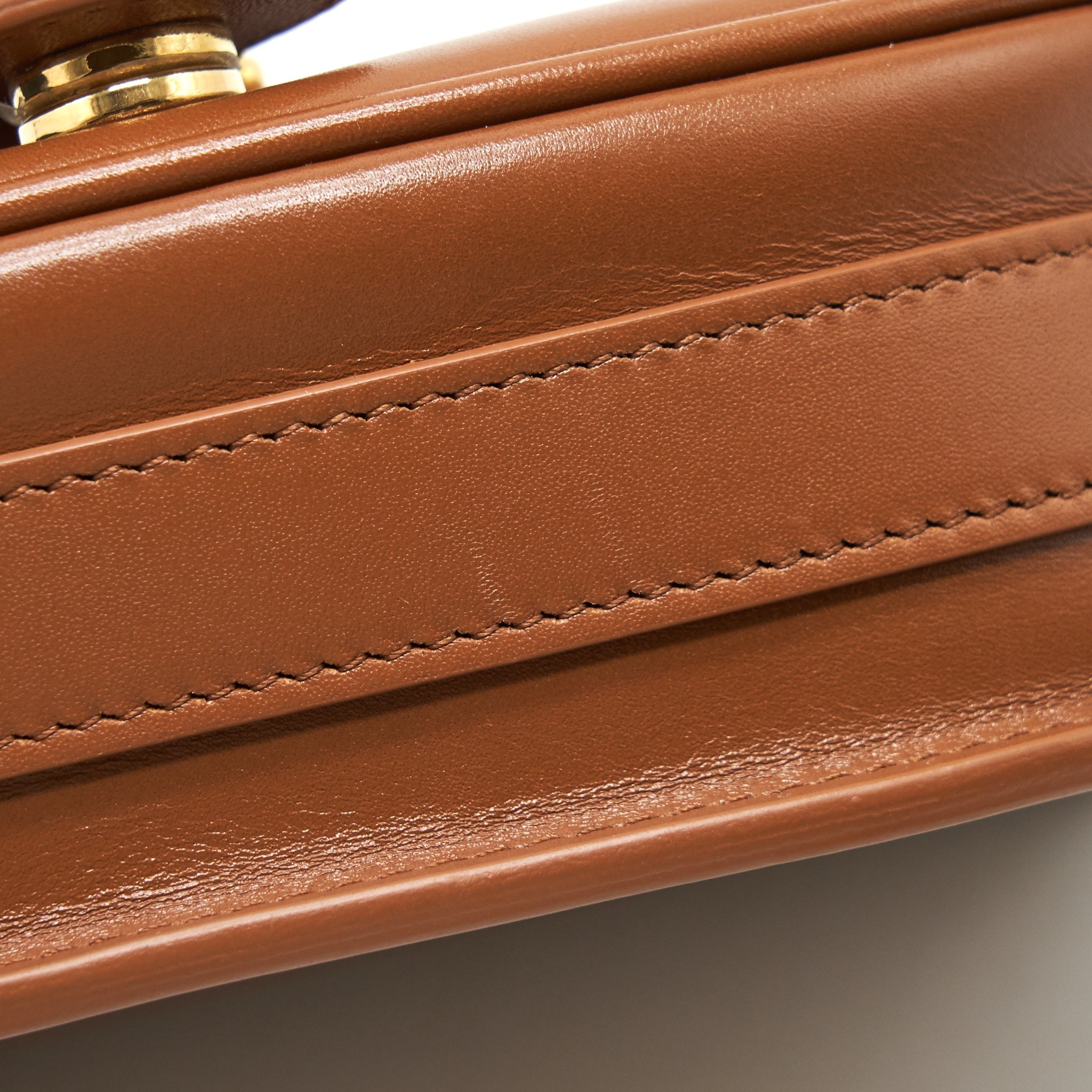 CHRISTIAN DIOR SMALL BOBBY BAG CALFSKIN BROWN GHW