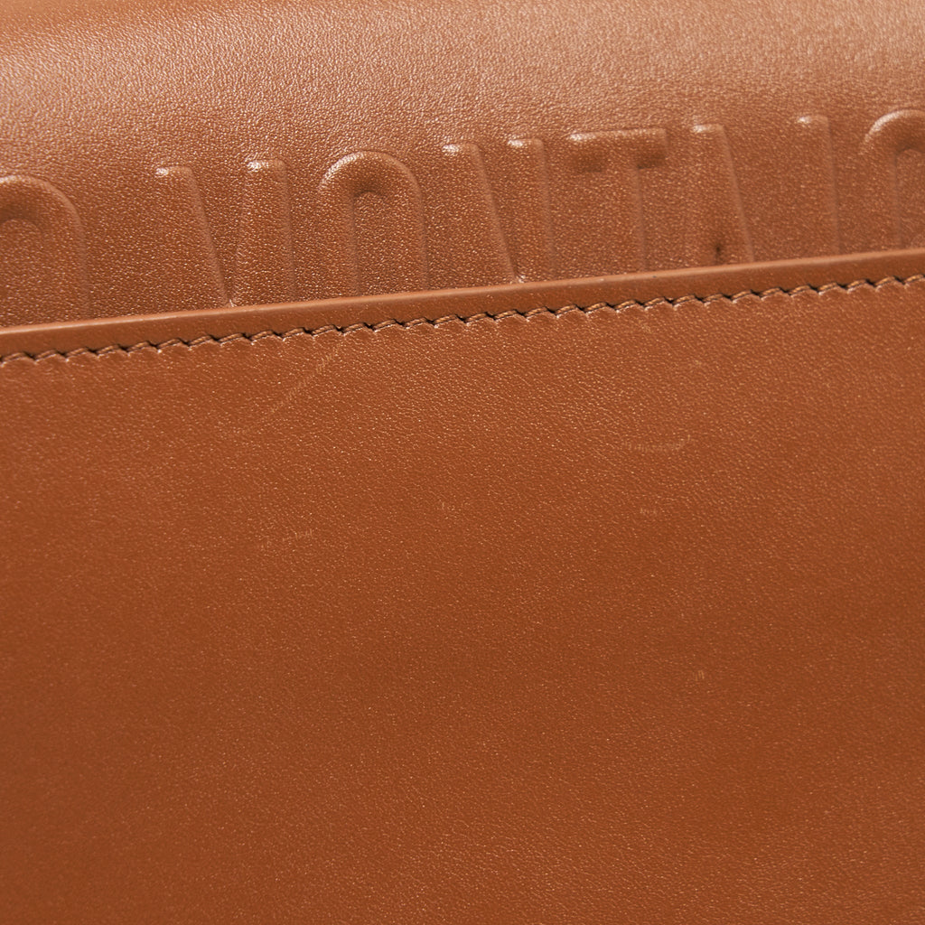 CHRISTIAN DIOR SMALL BOBBY BAG CALFSKIN BROWN GHW