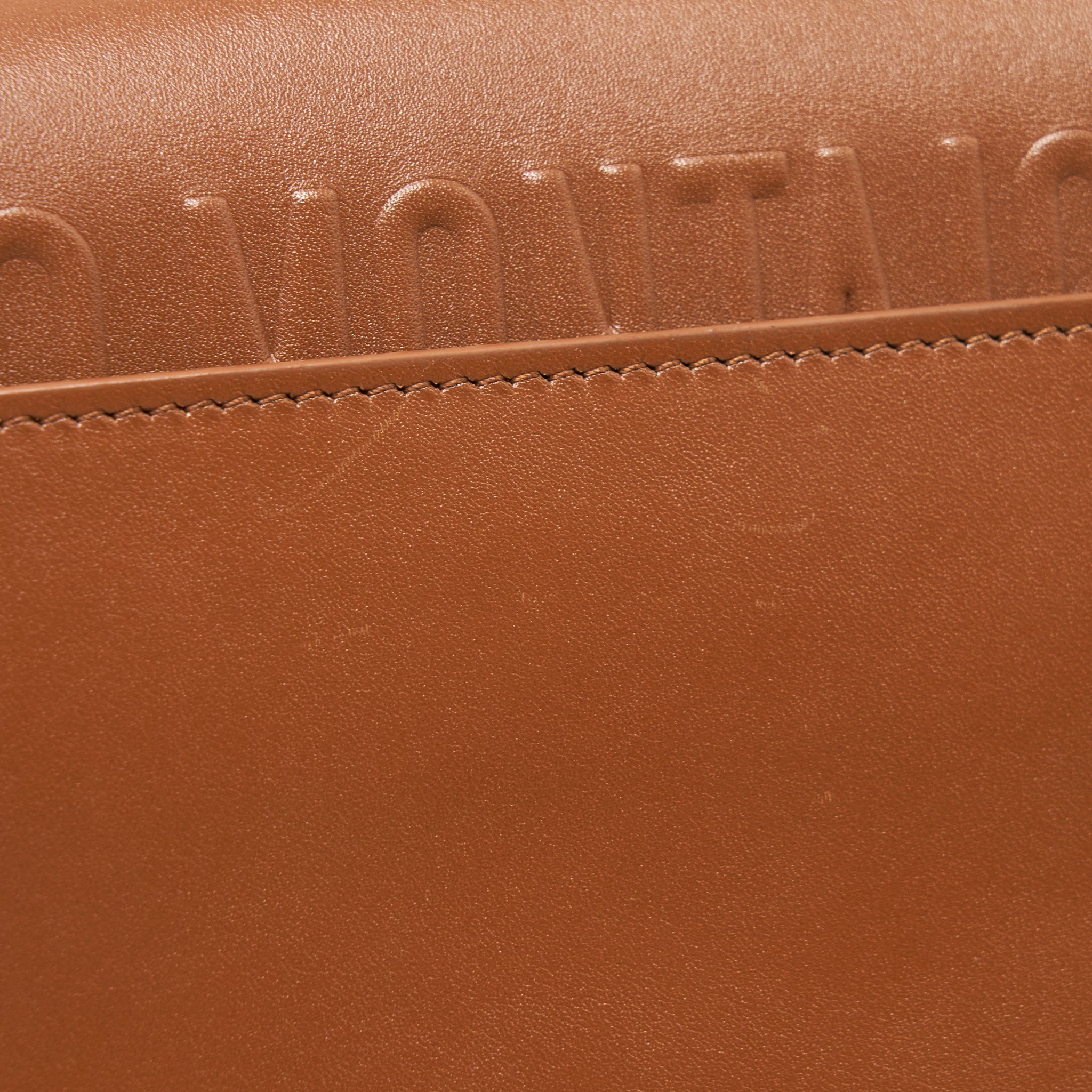 CHRISTIAN DIOR SMALL BOBBY BAG CALFSKIN BROWN GHW