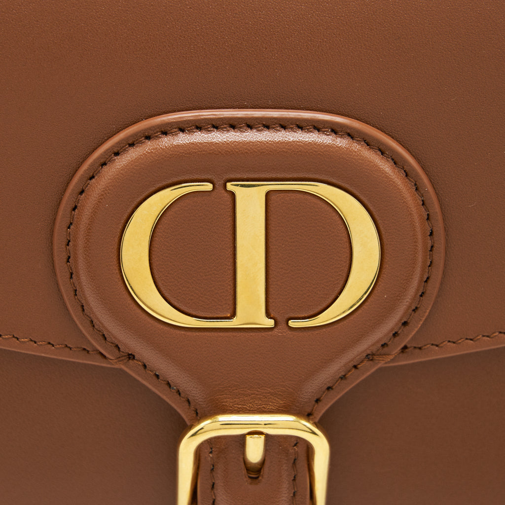 CHRISTIAN DIOR SMALL BOBBY BAG CALFSKIN BROWN GHW