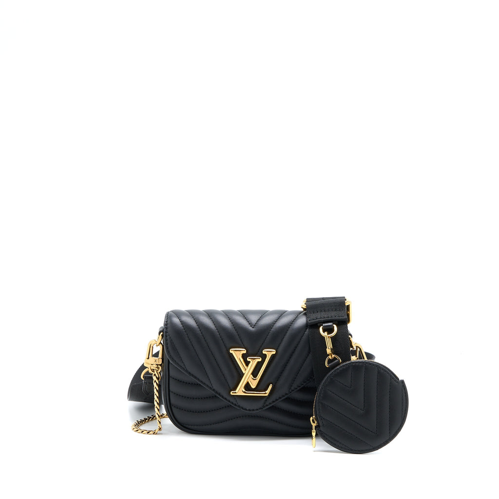 LOUIS VUITTON NEW WAVE MULTI-POCHETTE CALFSKIN BLACK GHW
