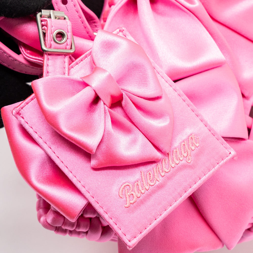 BALENCIAGA MINI TOTE BAG 2023S VALENTINE’S DAY LIMITED EDITION FABRIC PINK SHW