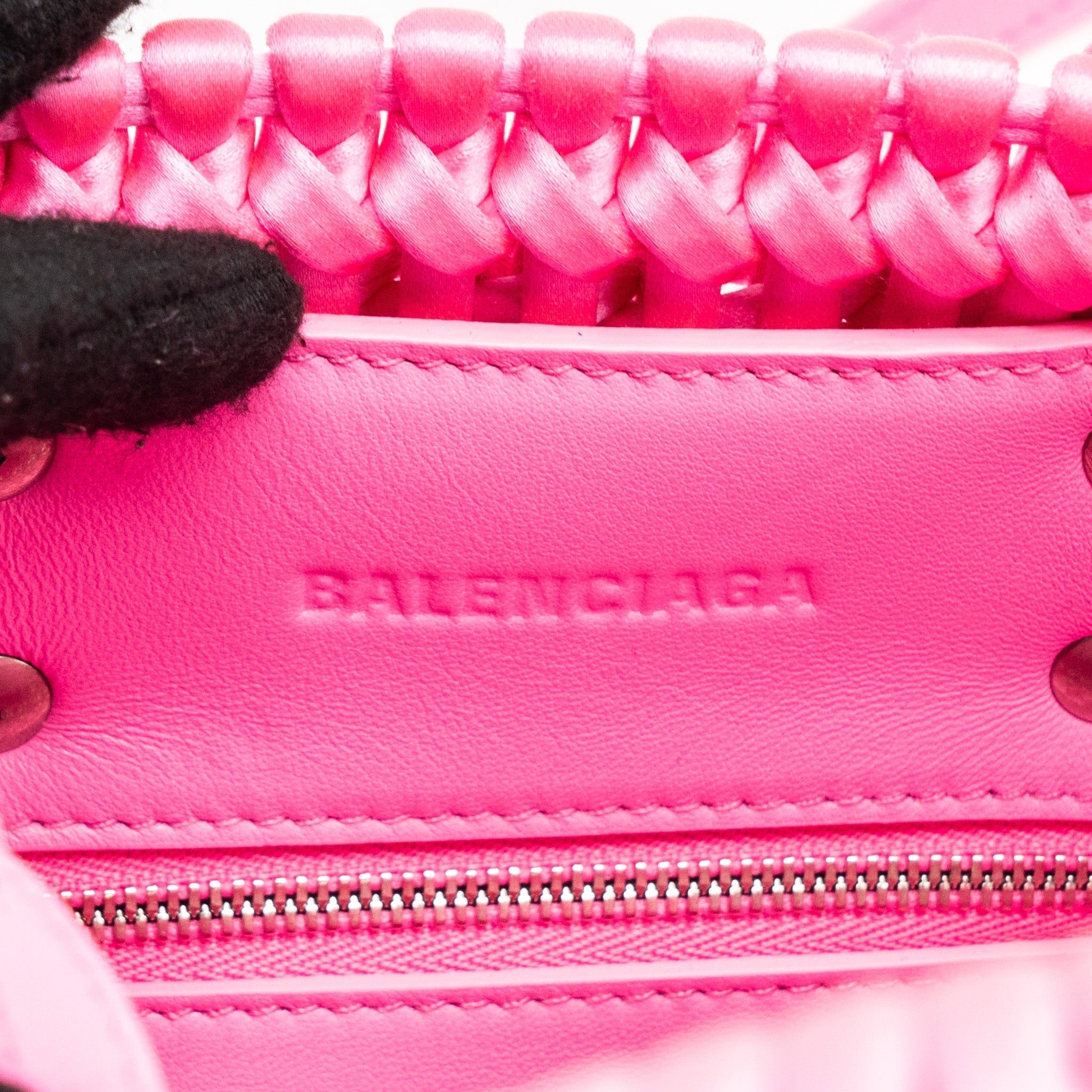 BALENCIAGA MINI TOTE BAG 2023S VALENTINE’S DAY LIMITED EDITION FABRIC PINK SHW