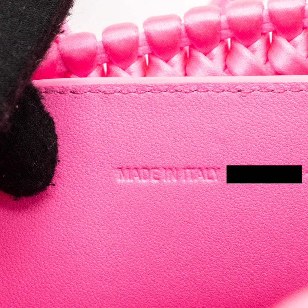 BALENCIAGA MINI TOTE BAG 2023S VALENTINE’S DAY LIMITED EDITION FABRIC PINK SHW