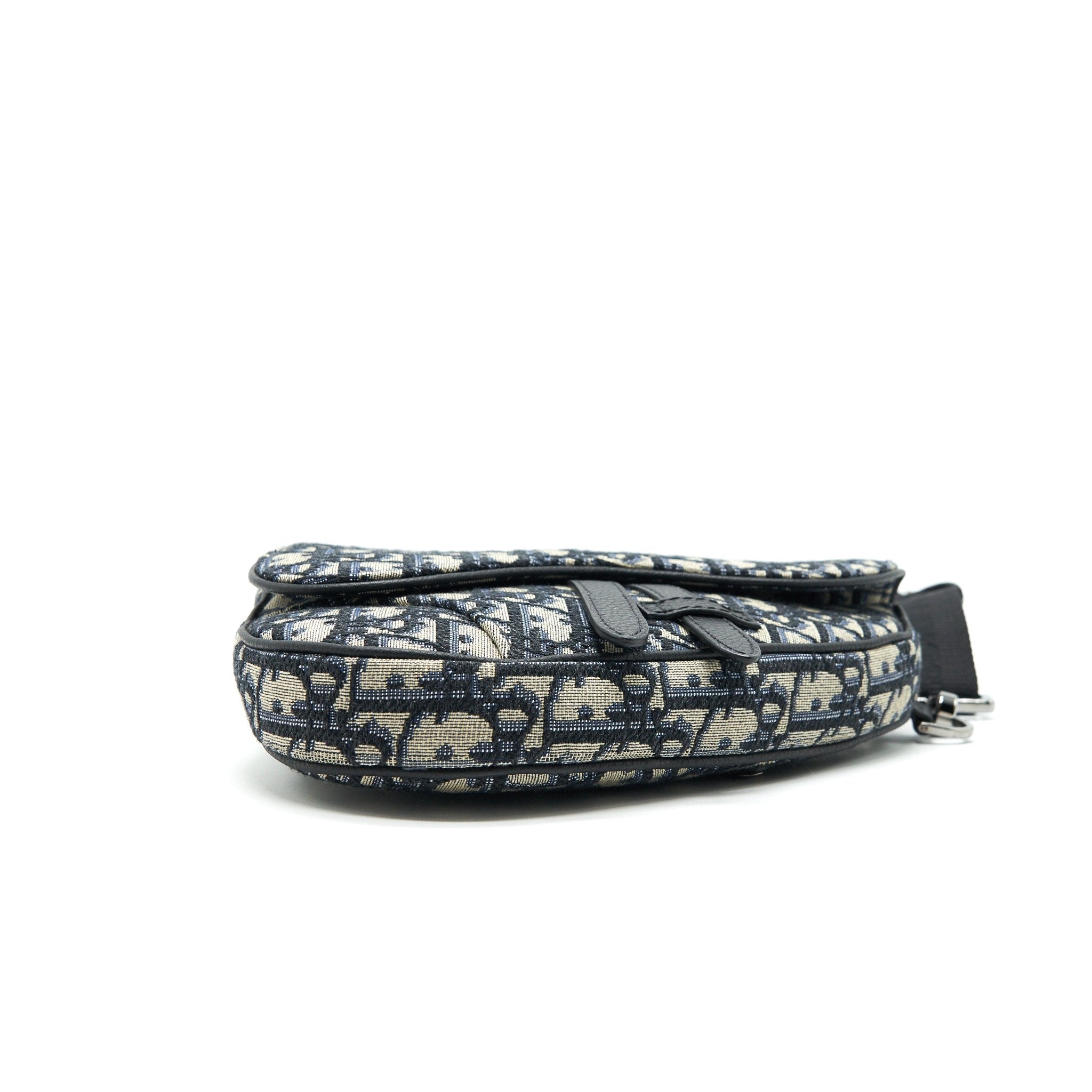 CHRISTIAN DIOR OBLIQUE SADDLE BELT BAG