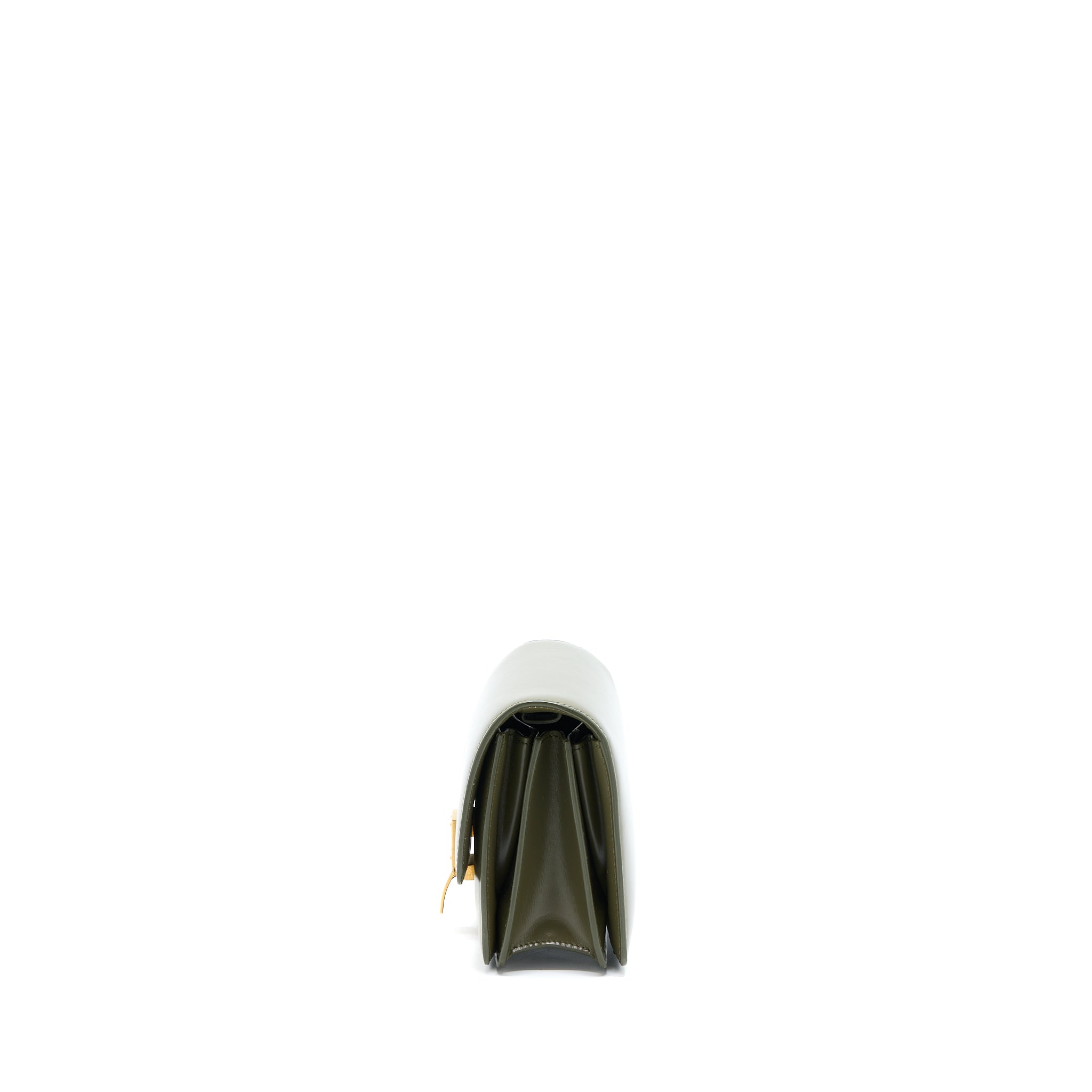 CELINE SMALL CLASSIC BAG BOX CALFSKIN ARMY GREEN GHW