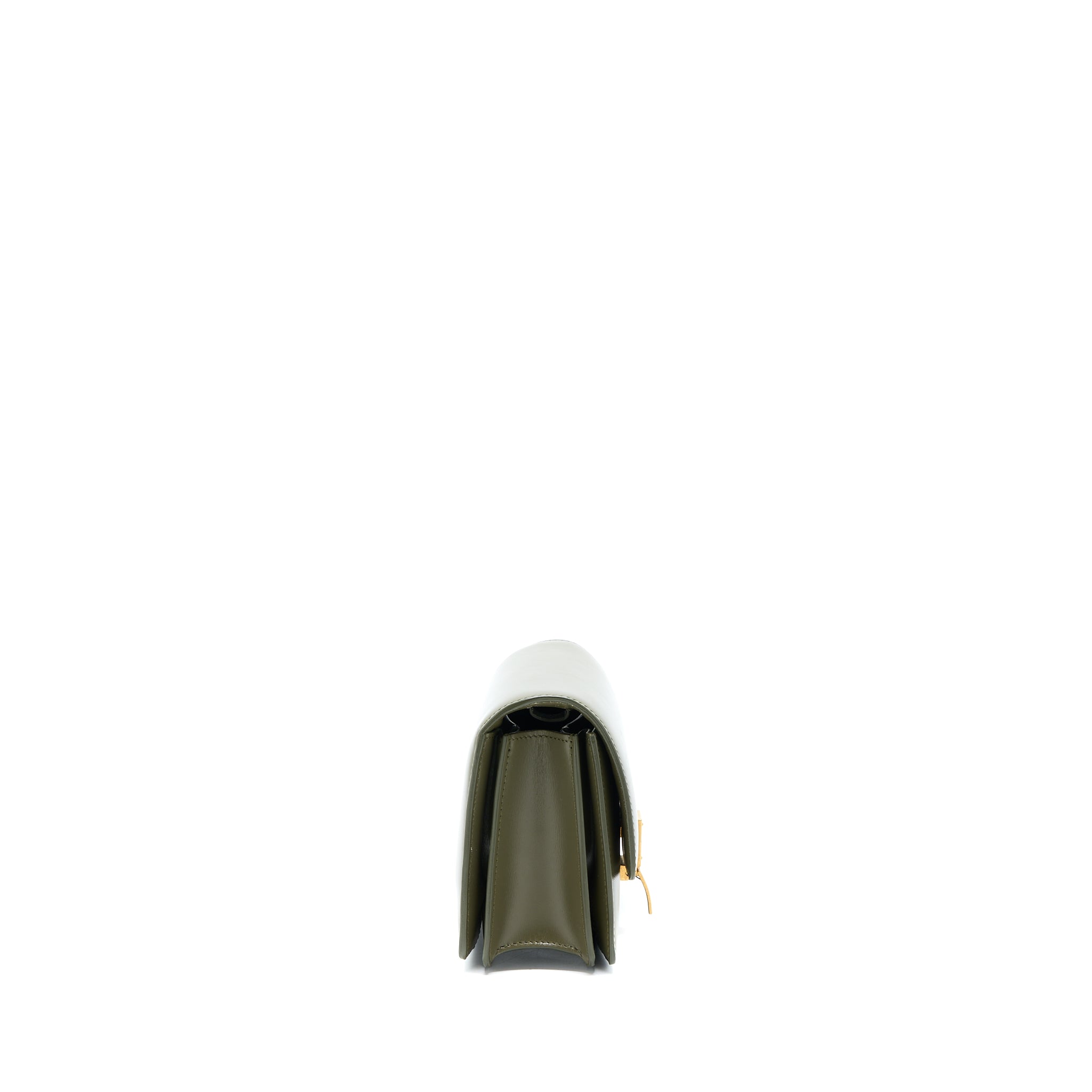 CELINE SMALL CLASSIC BAG BOX CALFSKIN ARMY GREEN GHW