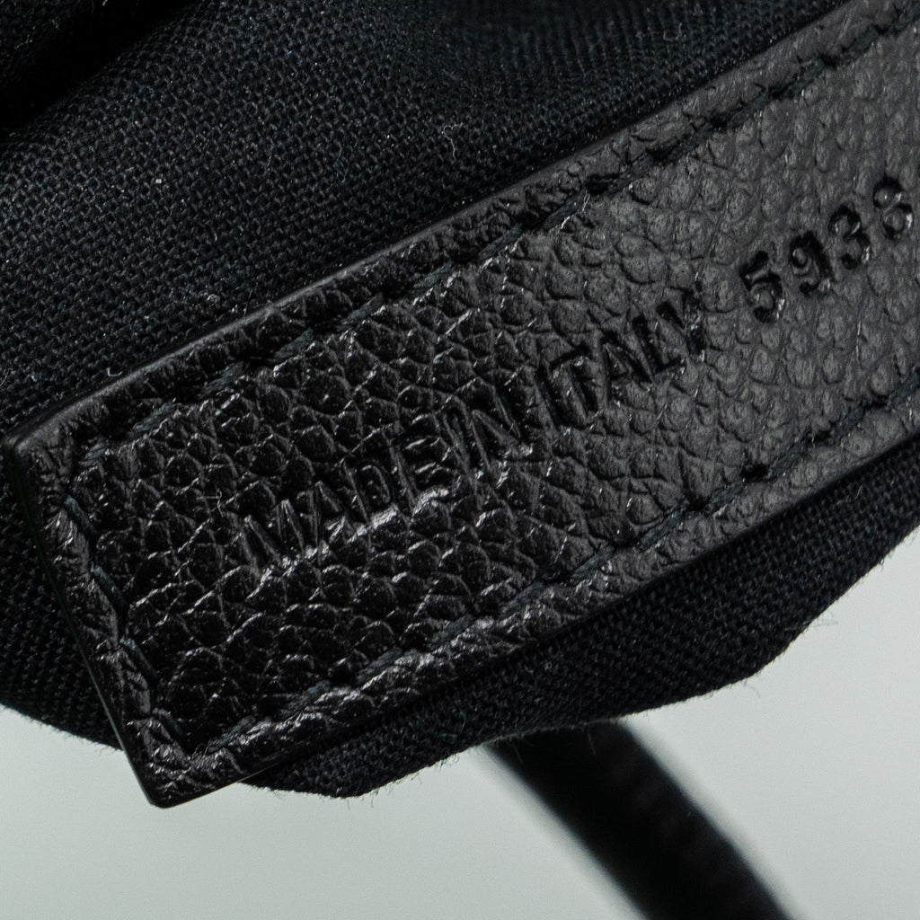 BALENCIAGA SHOPPING IPHONE HOLDER CROC-EMBOSSED LEATHER GREEN/BLACK SHW