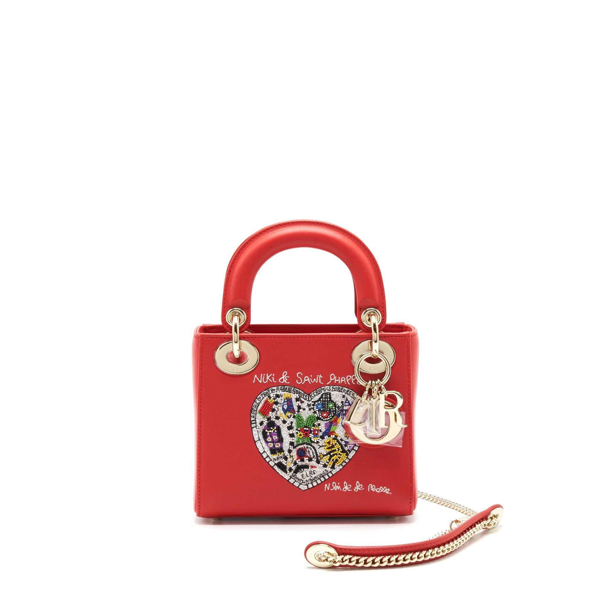 CHRISTIAN DIOR MINI LADY DIOR NIKI DE SAINT PHALLE SPECIAL EDITION LGHW