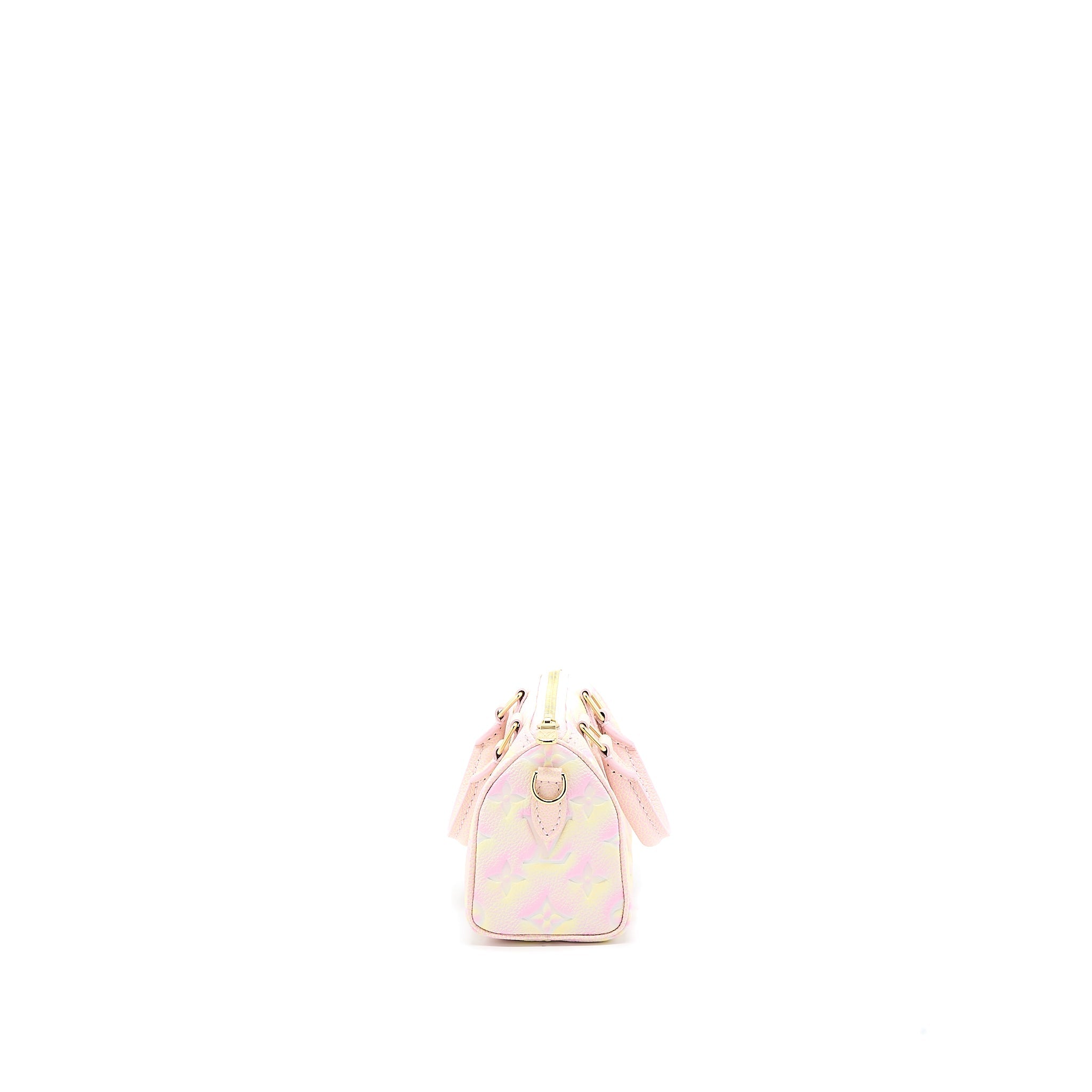LOUIS VUITTON NANO SPEEDY MONOGRAM EMPREINTE MULTICOLOUR GHW