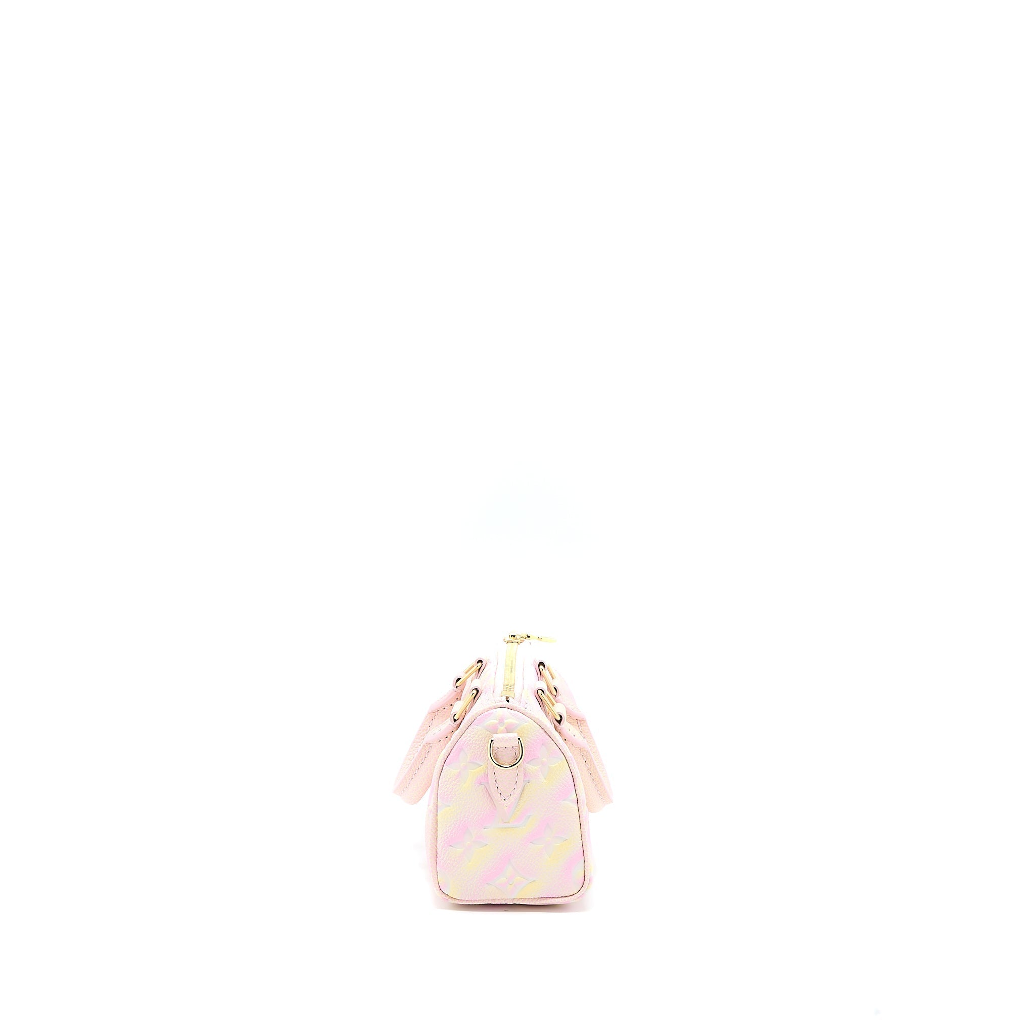 LOUIS VUITTON NANO SPEEDY MONOGRAM EMPREINTE MULTICOLOUR GHW