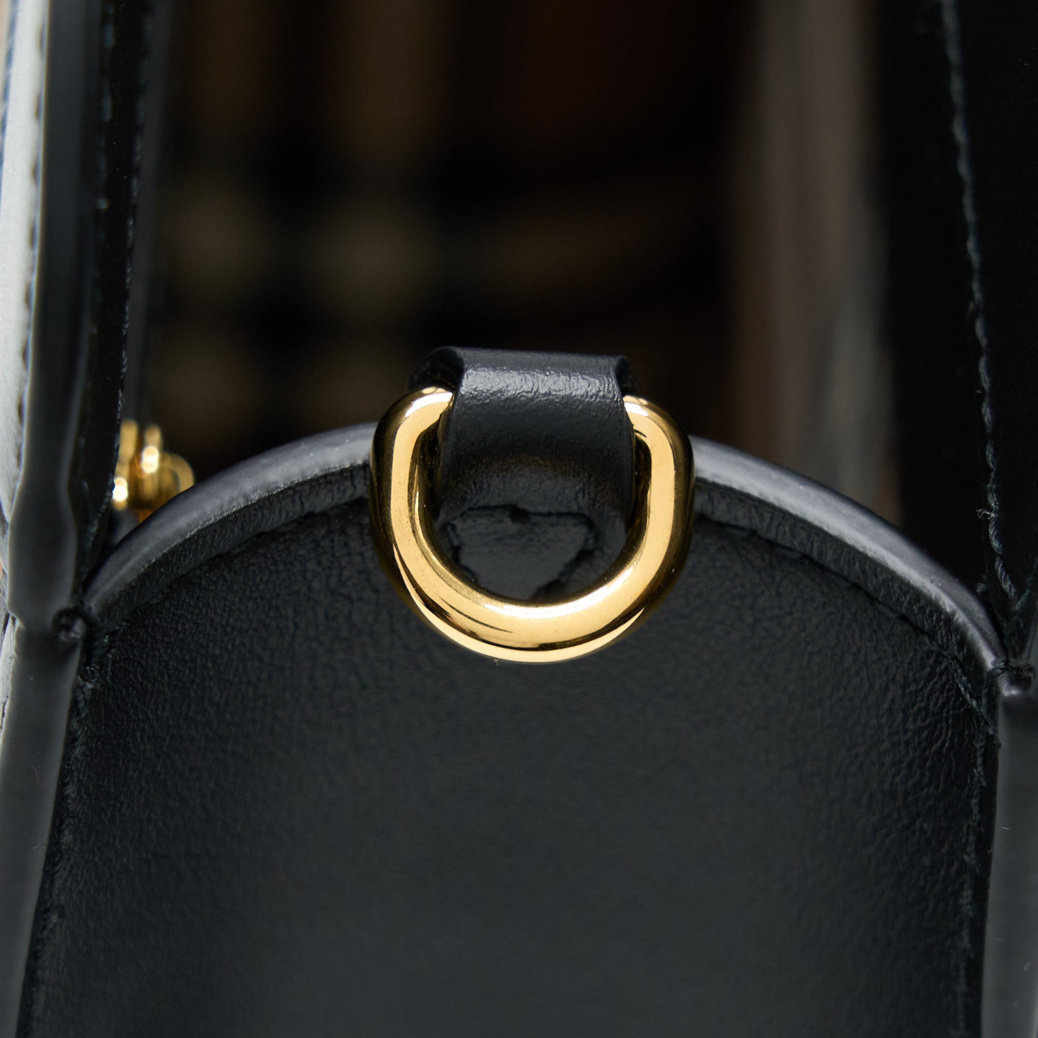 BURBERRY CHECK POCKET BAG CASHMERE/ LEATHER GHW
