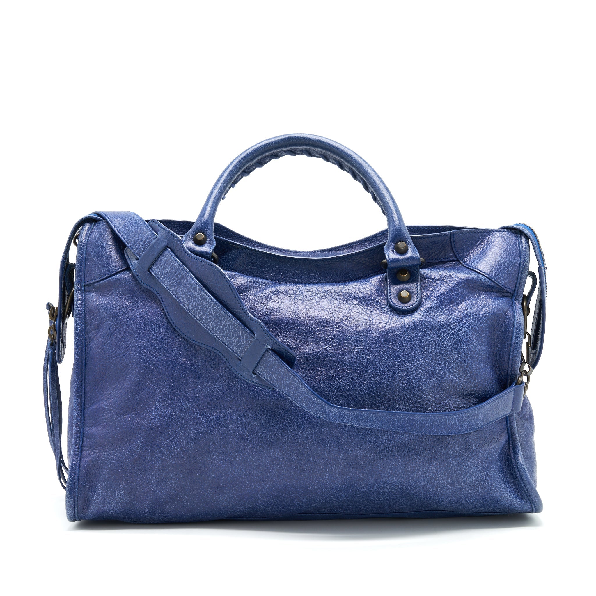 BALENCIAGA CLASSIC CITY BAG BLUE