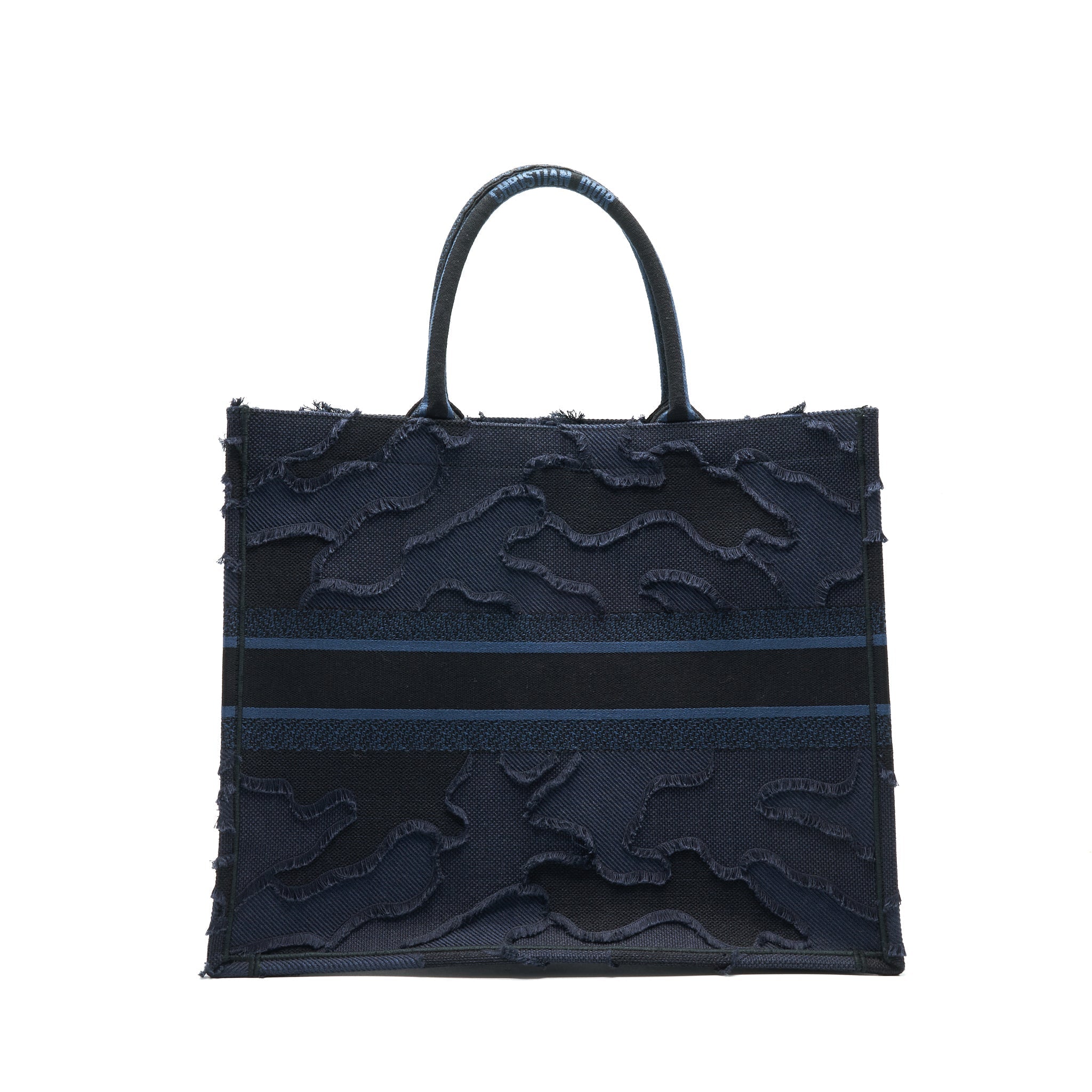 CHRISTIAN DIOR DIOR BOOK TOTE DENIM BLUE
