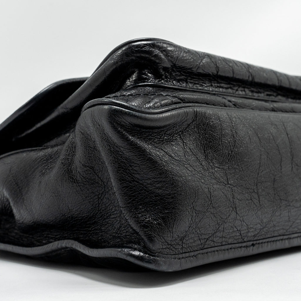 SAINT LAURENT/YSL MEDIUM NIKI CALFSKIN BLACK SHW