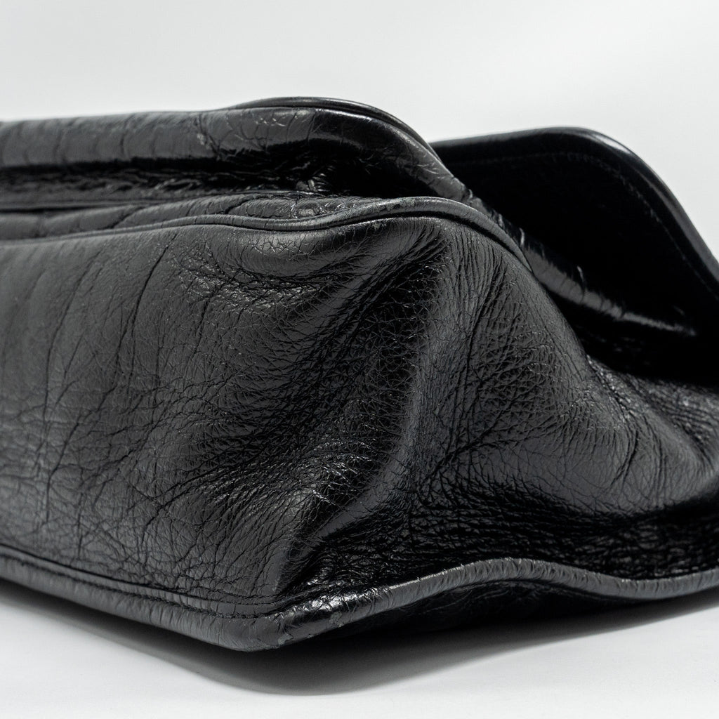 SAINT LAURENT/YSL MEDIUM NIKI CALFSKIN BLACK SHW