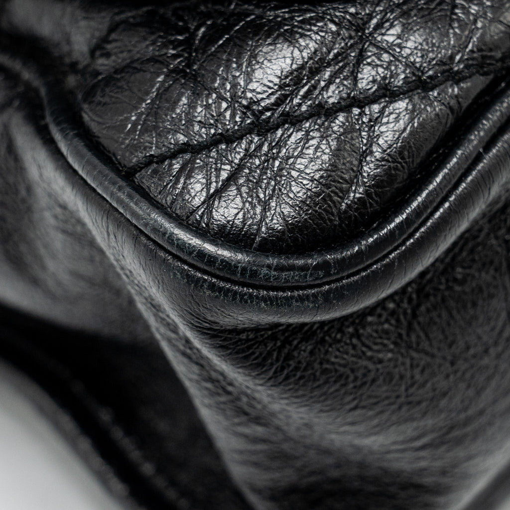SAINT LAURENT/YSL MEDIUM NIKI CALFSKIN BLACK SHW
