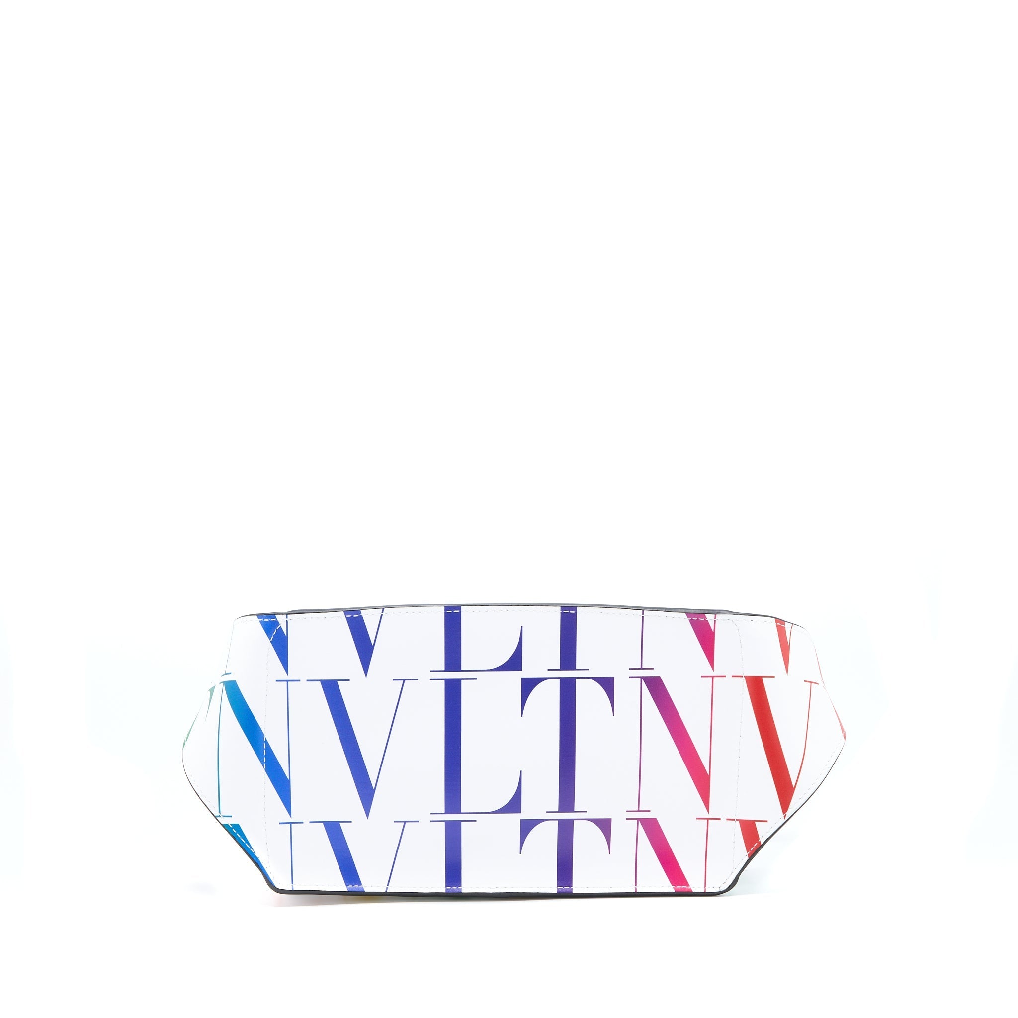 VALENTINO VLTN PRINT BELT BAG CALFSKIN WHITE/ MULTICOLOURED SHW
