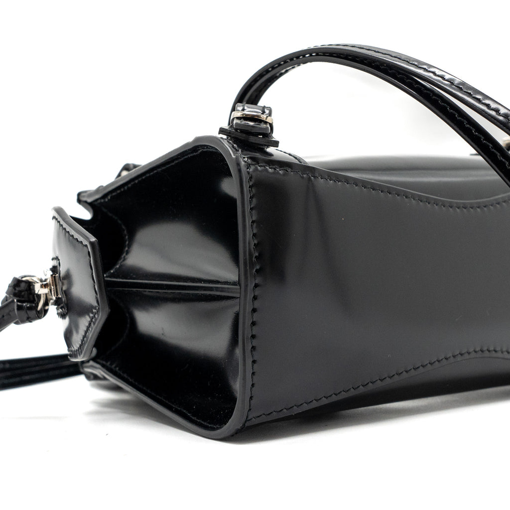 BALENCIAGA NEO CLASSIC CITY BAG BOX CALFSKIN BLACK SHW