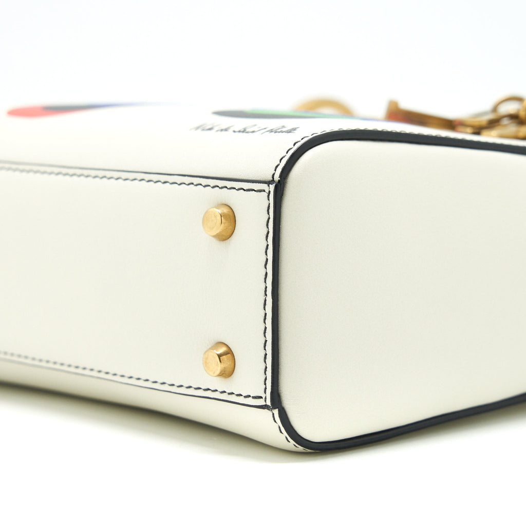 CHRISTIAN DIOR MINI LADY DIOR GRAFFITI SPECIAL EDITION WITH J’ADIOR HARDWARE