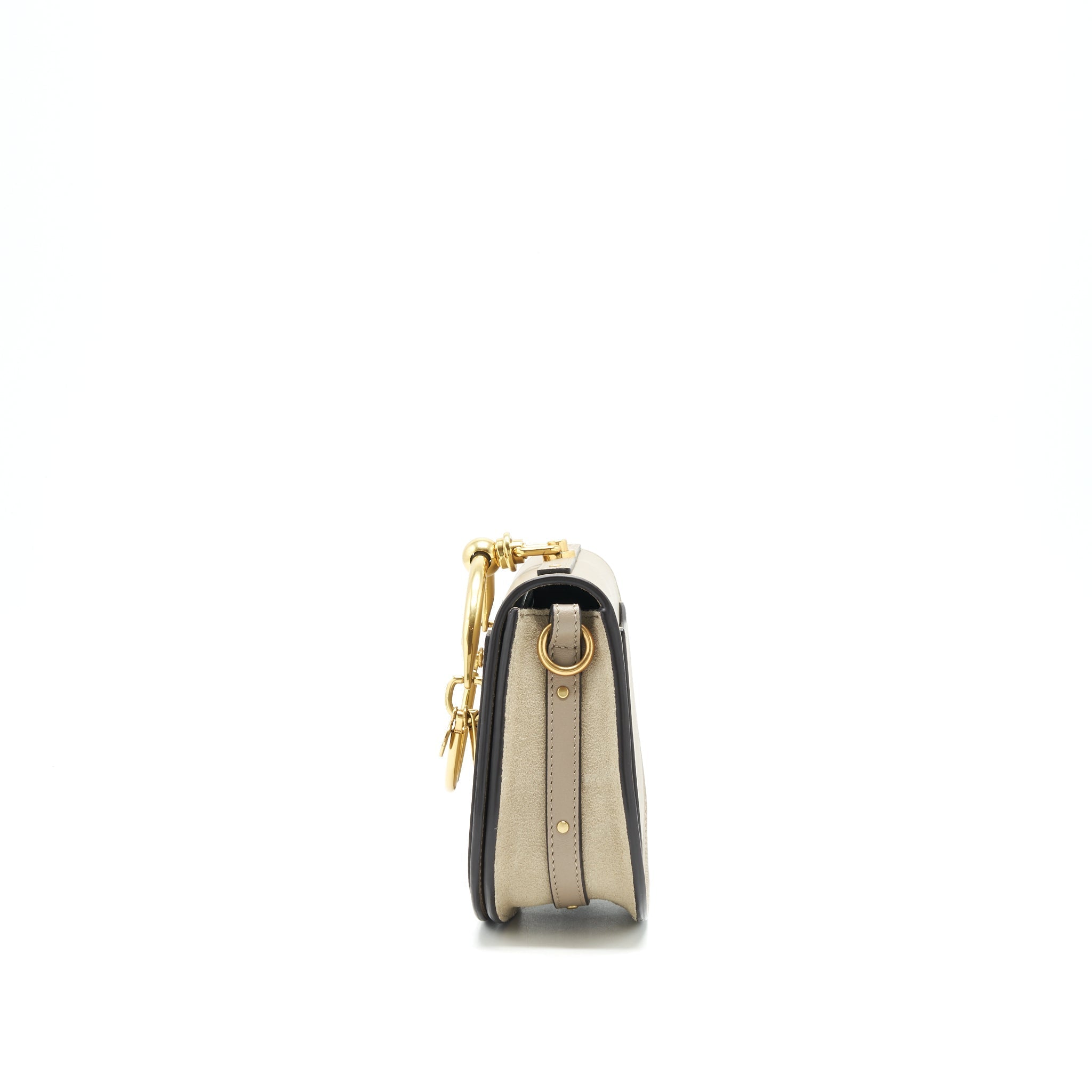CHLOE NILE BRACELET CROSS BODY BAG GREY