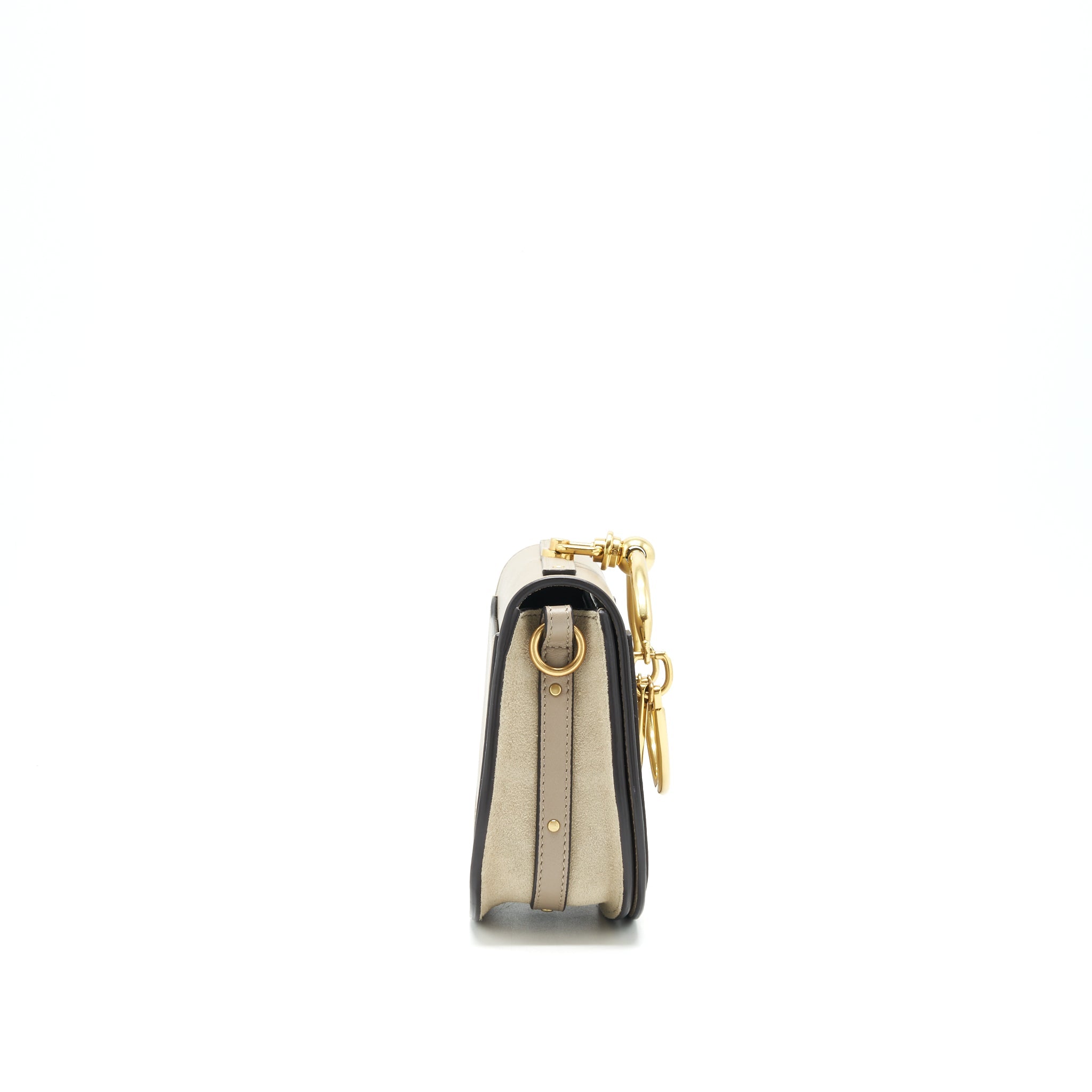 CHLOE NILE BRACELET CROSS BODY BAG GREY