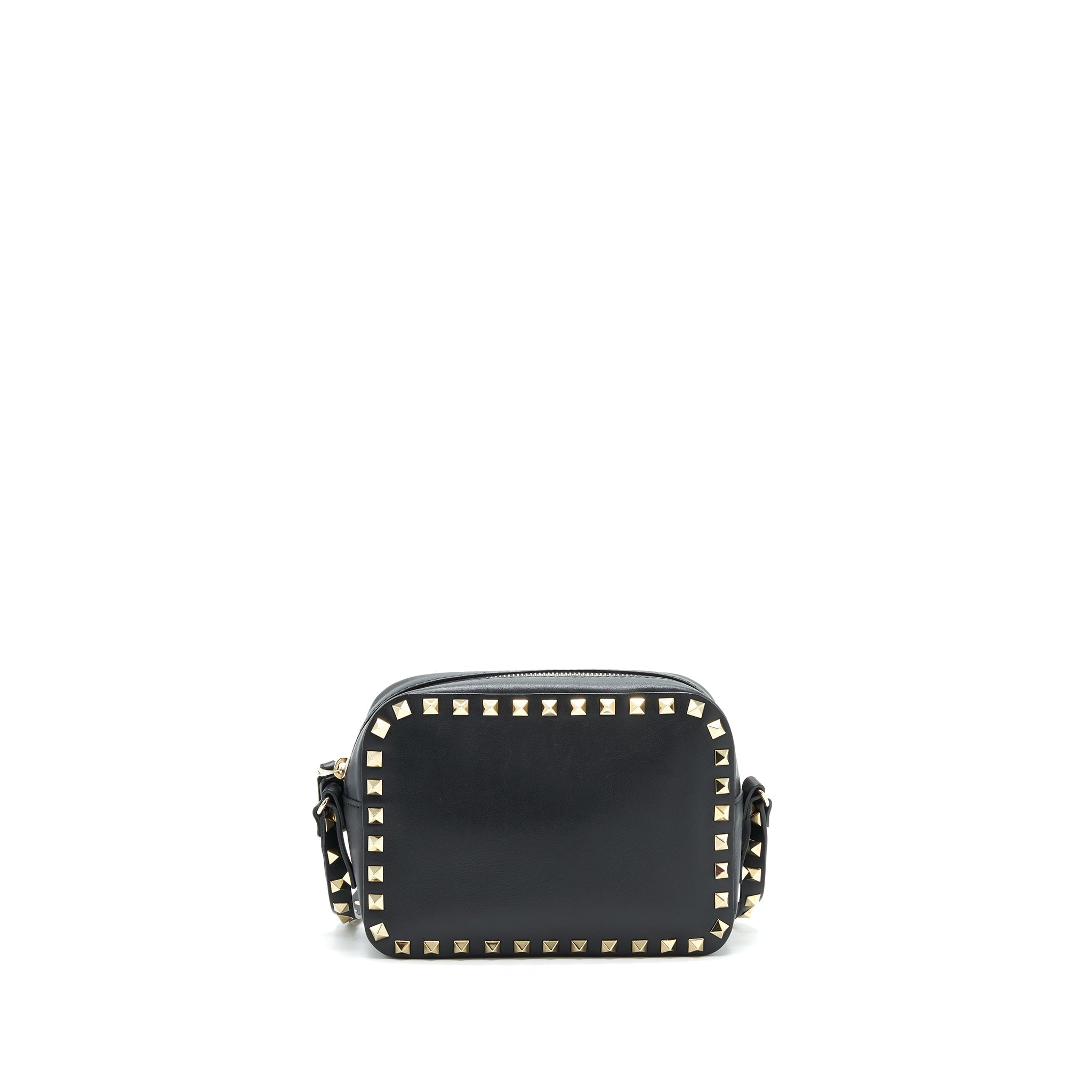 VALENTINO ROCKSTUD CROSSBODY CAMERA BAG BLACK
