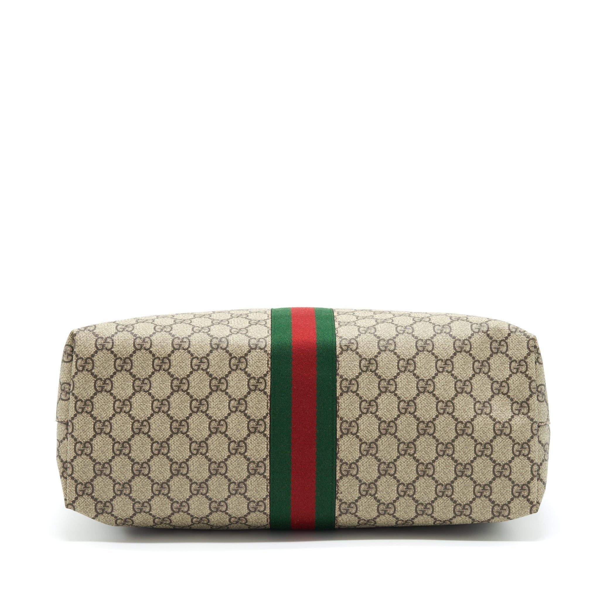 GUCCI SHOPPING TOTE BAG GG SUPREME CANVAS GHW