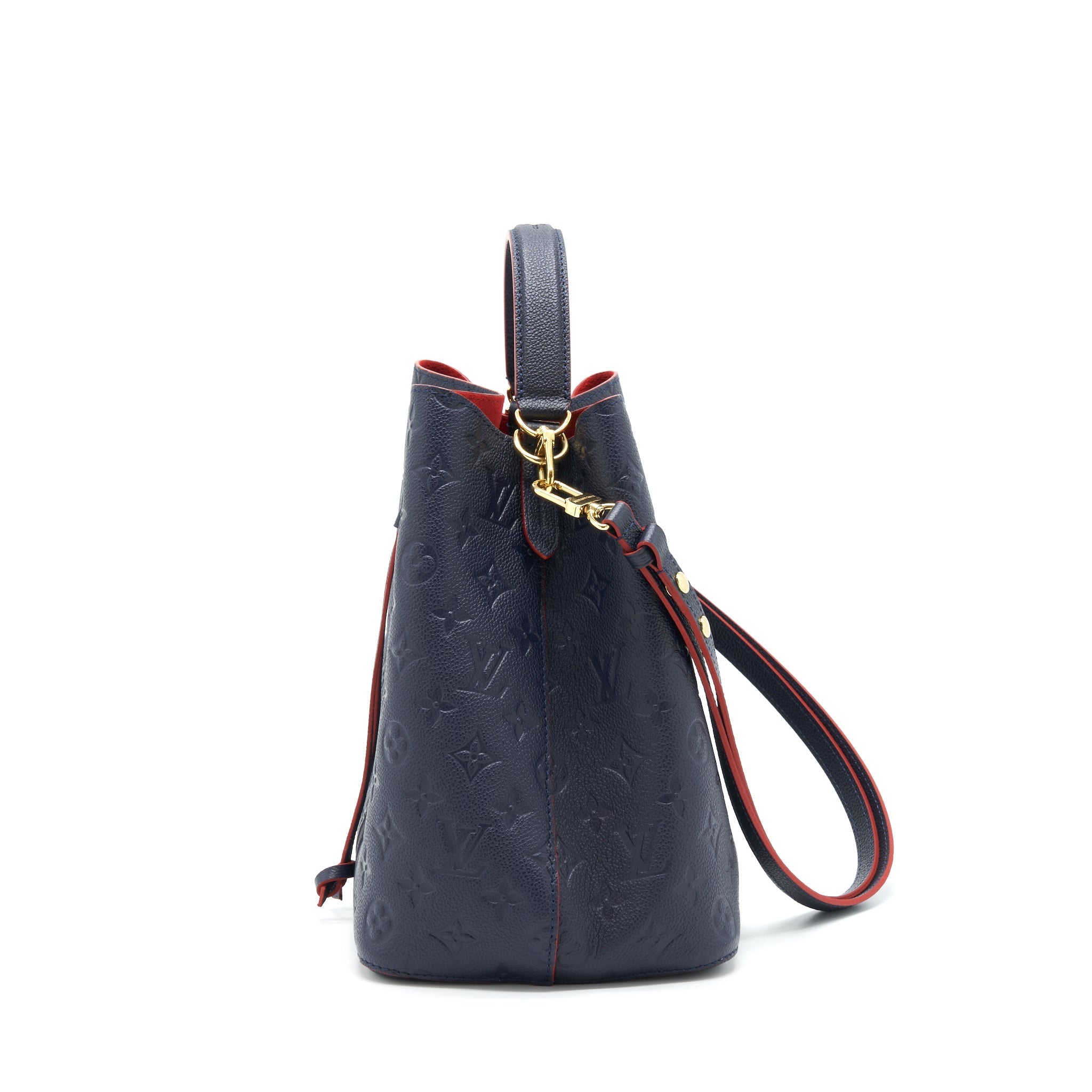 LOUIS VUITTON NEONOE MONOGRAM EMPREINTE MARINE ROUGE GHW