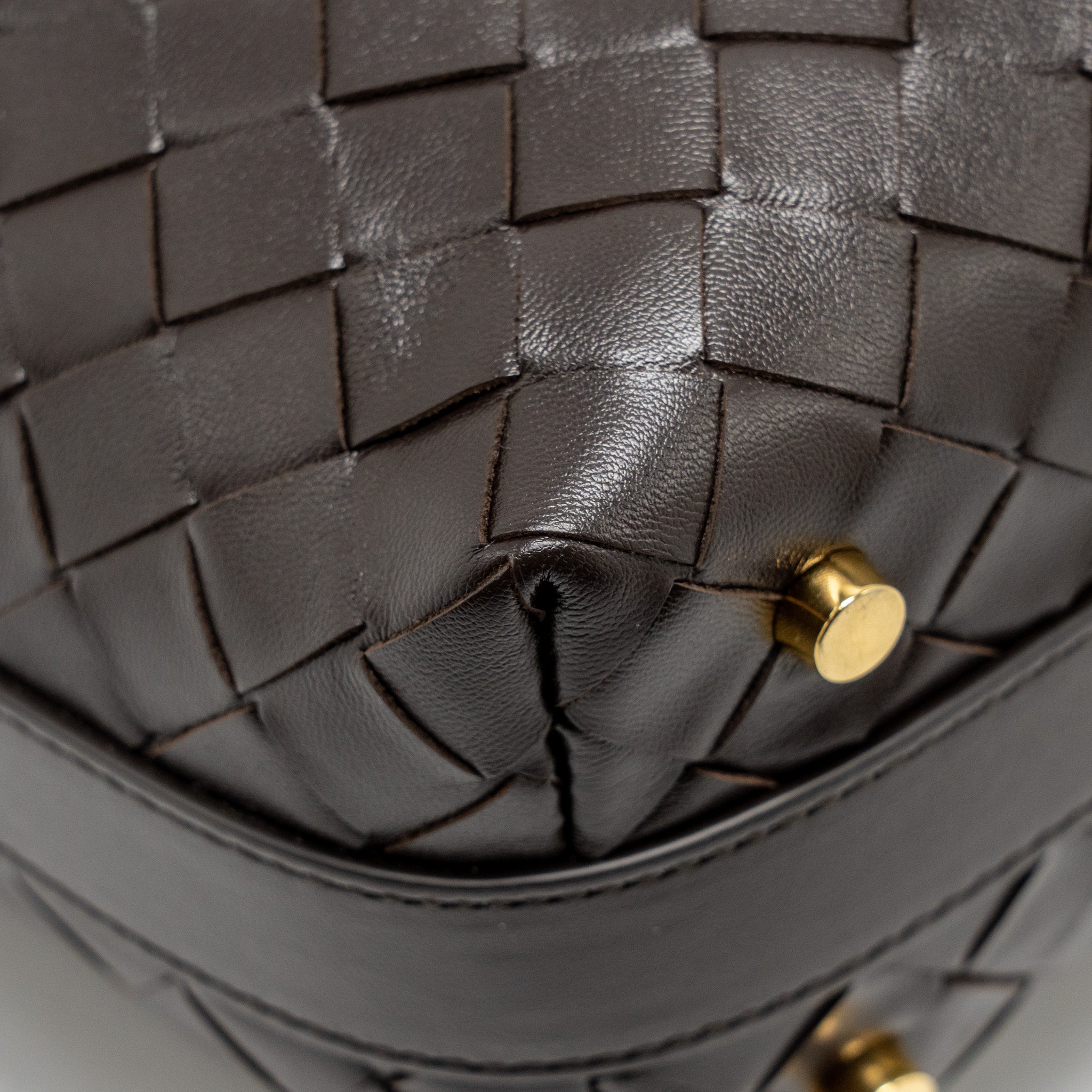 BOTTEGA VENETA WALLACE INTRECCIATO CALFSKIN FONDANT GHW