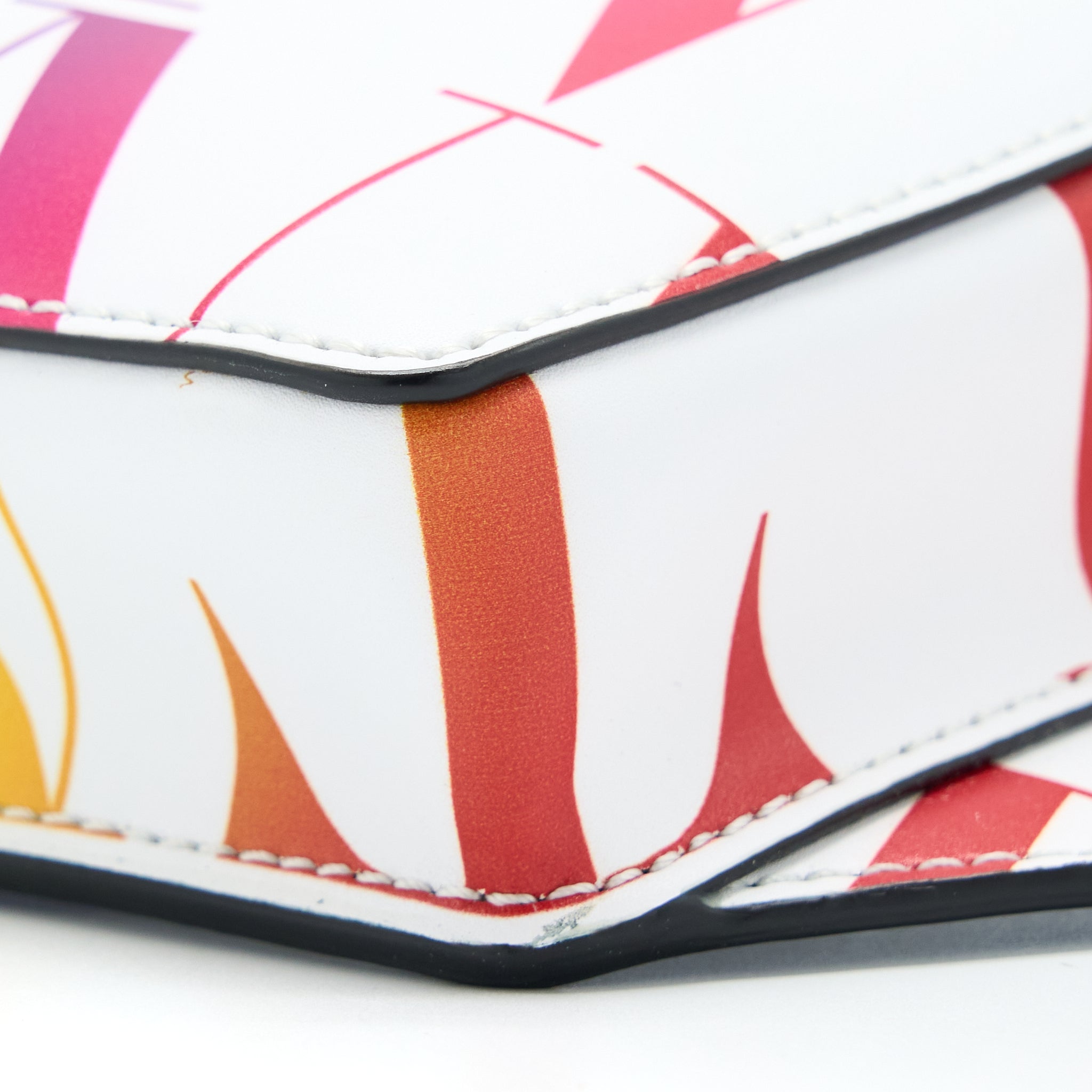 VALENTINO VLTN PRINT BELT BAG CALFSKIN WHITE/ MULTICOLOURED SHW
