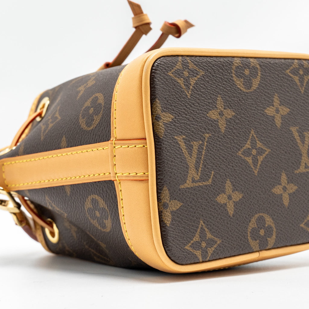 LOUIS VUITTON NANO NOE MONOGRAM CANVAS GHW