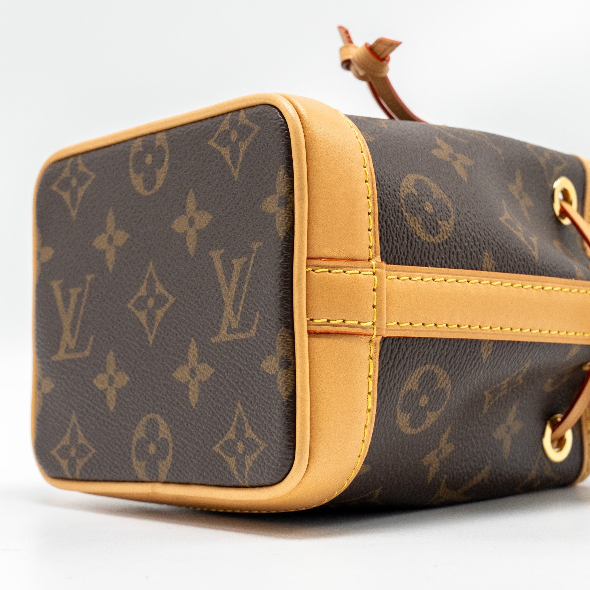 LOUIS VUITTON NANO NOE MONOGRAM CANVAS GHW