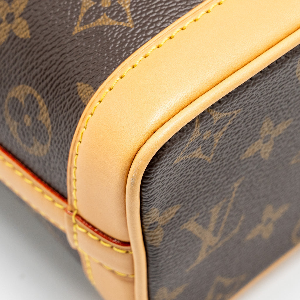 LOUIS VUITTON NANO NOE MONOGRAM CANVAS GHW